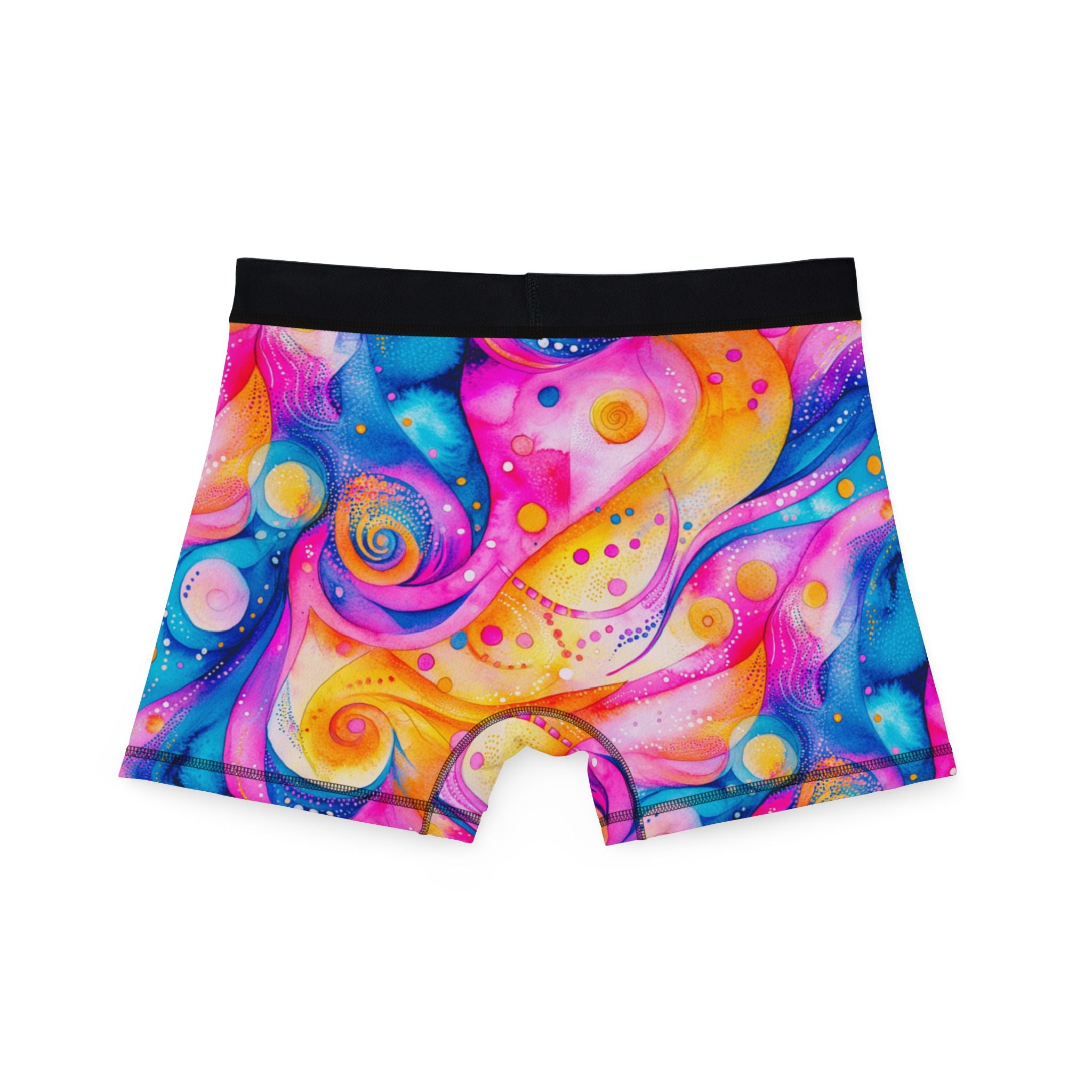 Men's boxers watercolor abstract