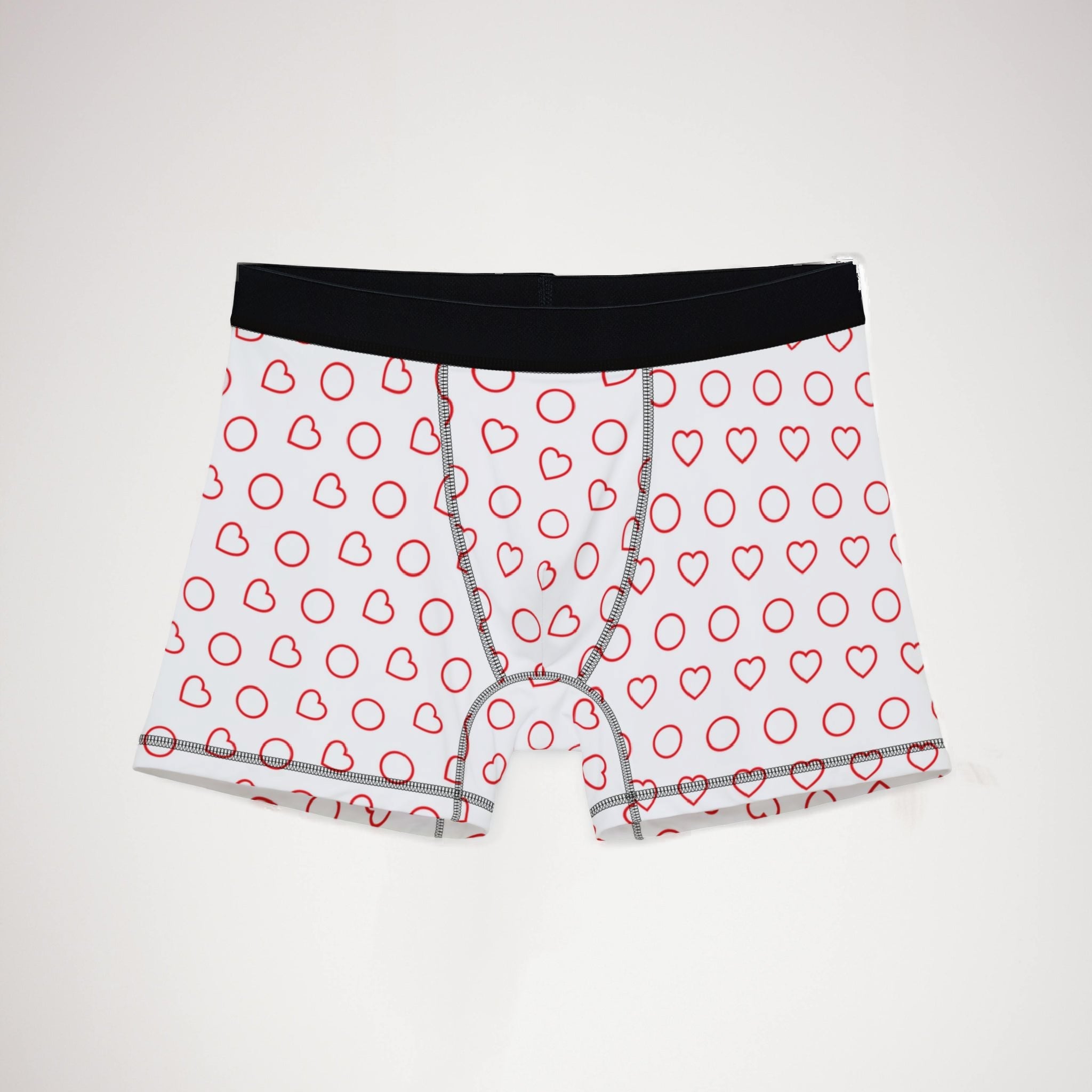 Men's boxers red christmas dots