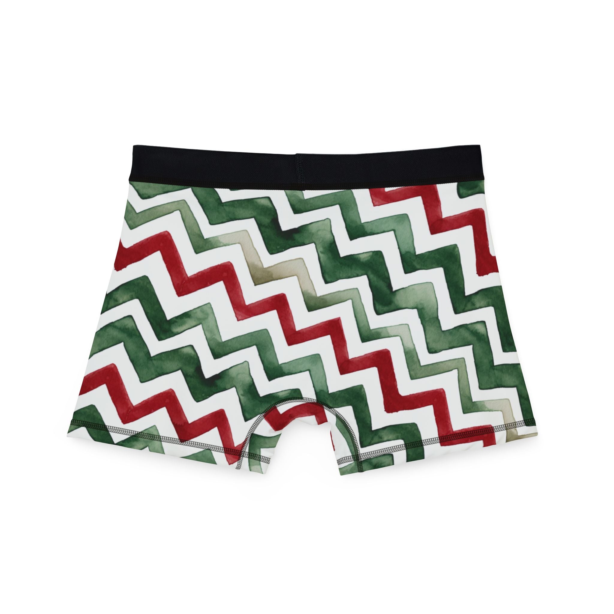 Men's boxers watercolor christmas one