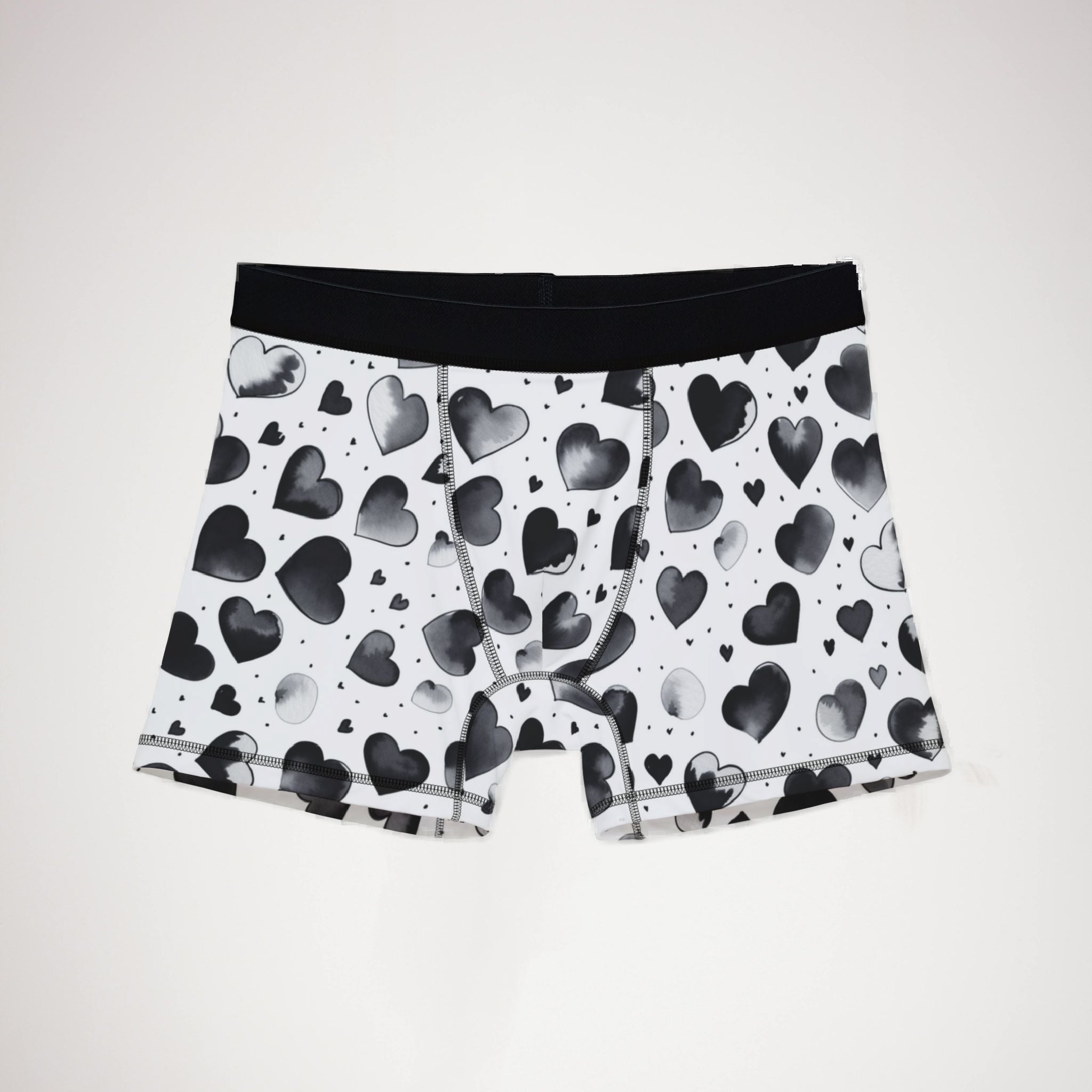 Men's boxers valentines day heart extra