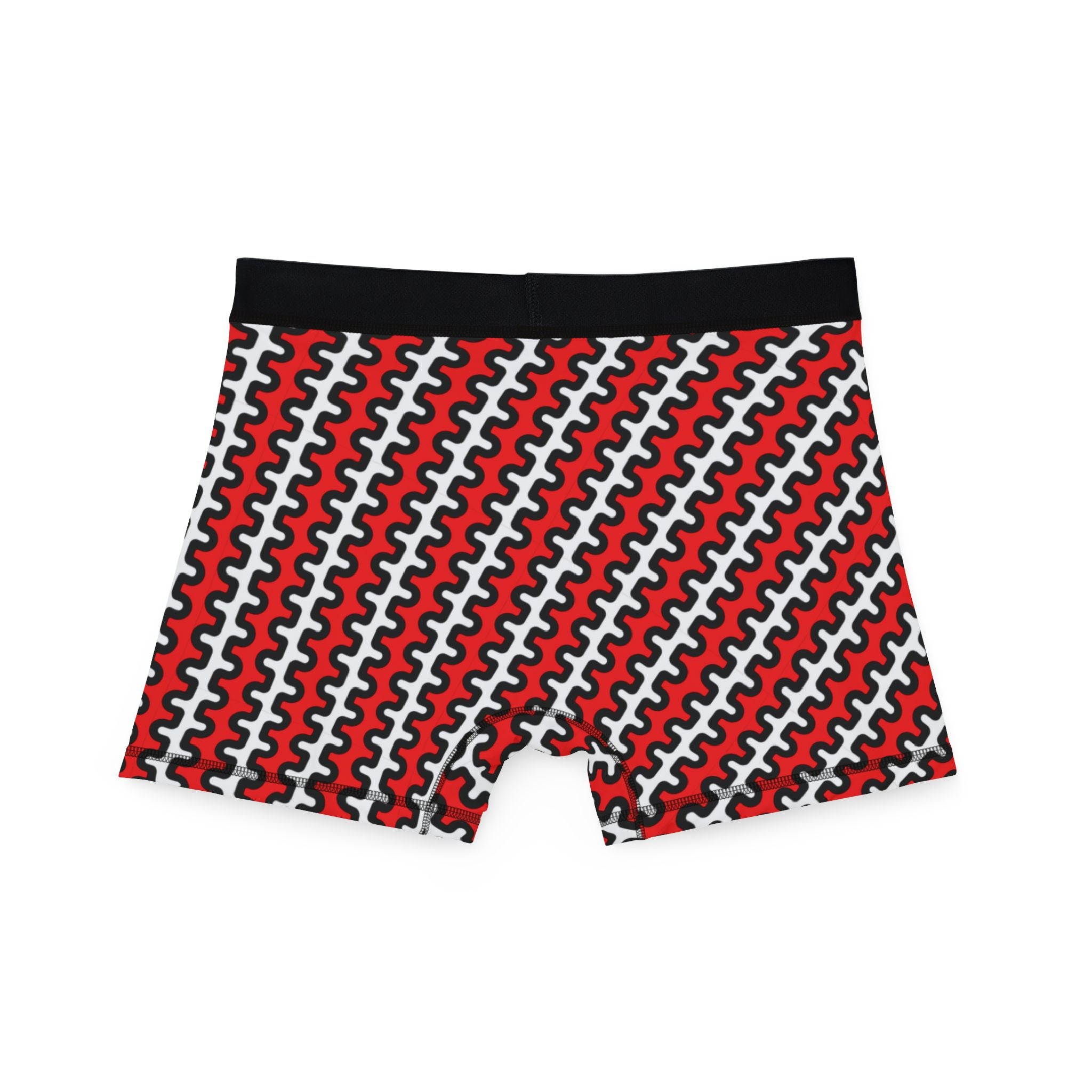 Men's boxers black and red