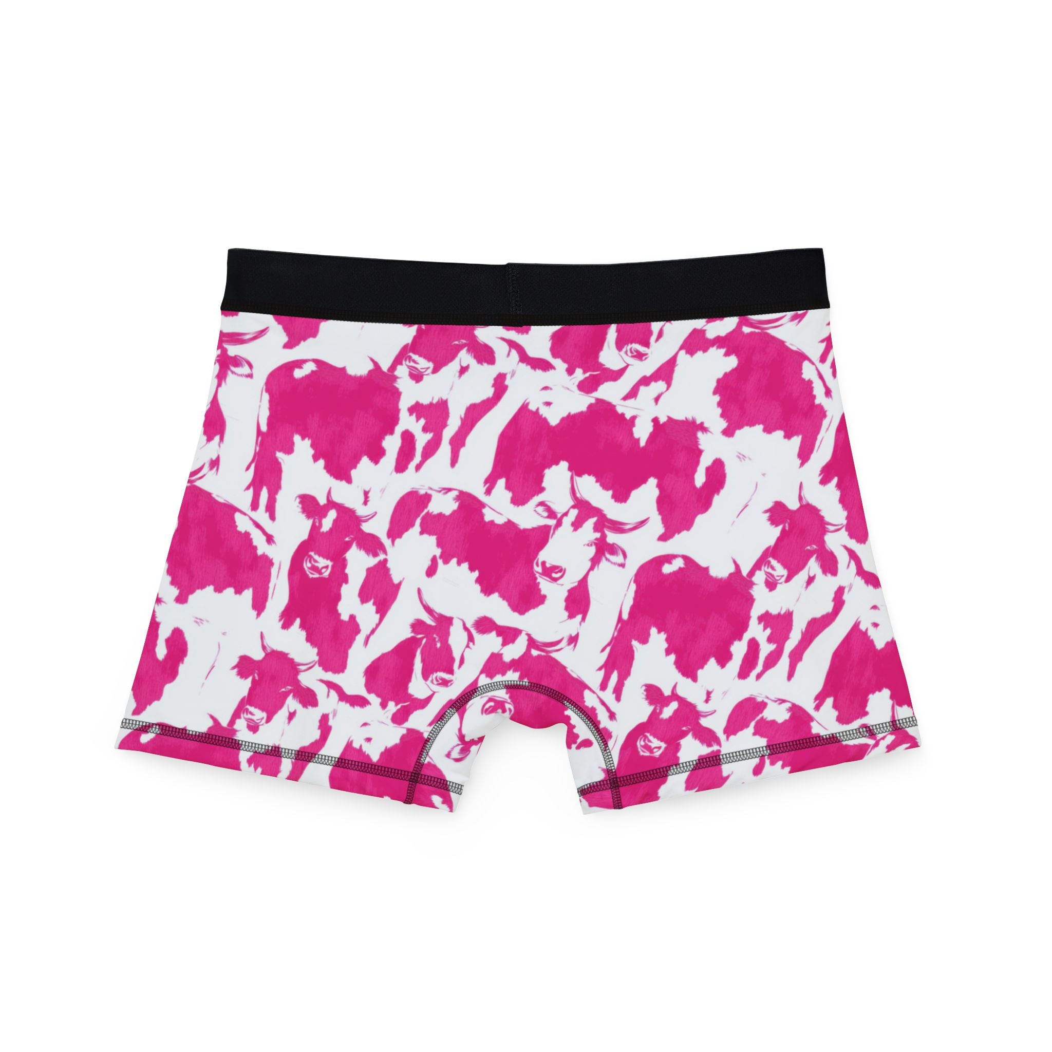 Men's boxers colorful cow print