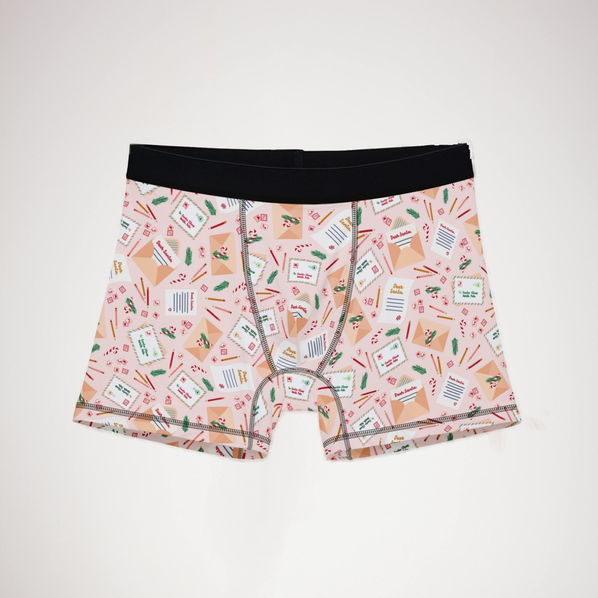 Men's boxers letters to santa christmas