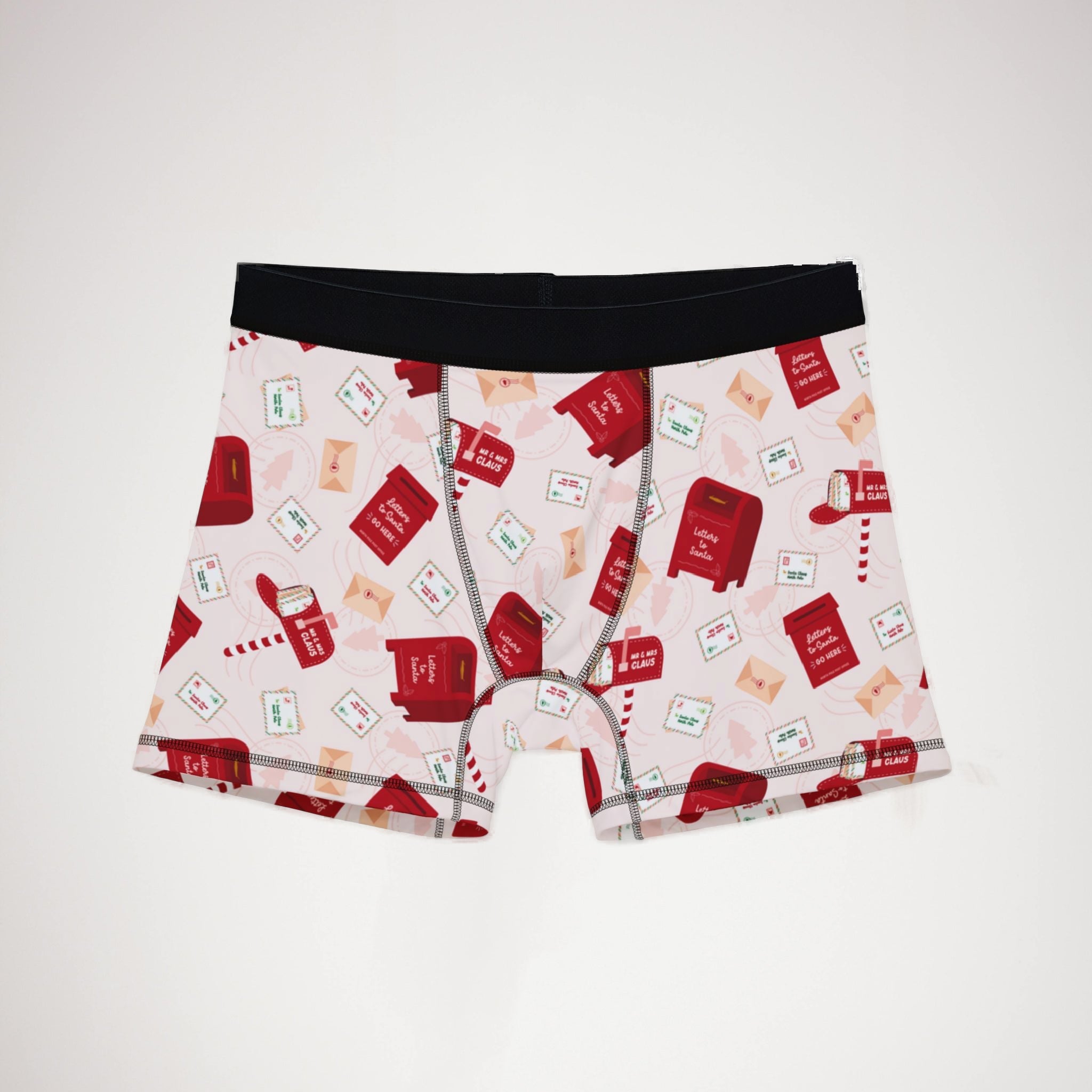 Men's boxers letters to santa christmas