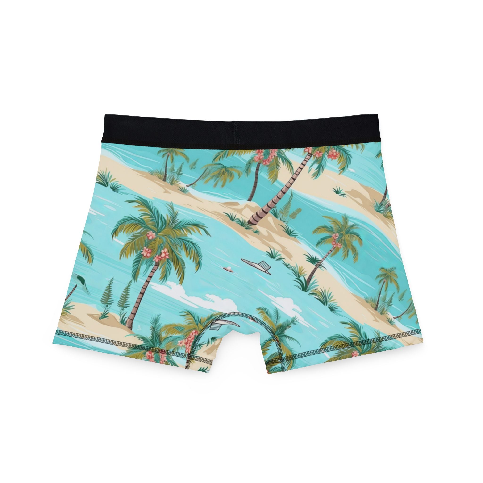 Men's boxers tropical summer beach