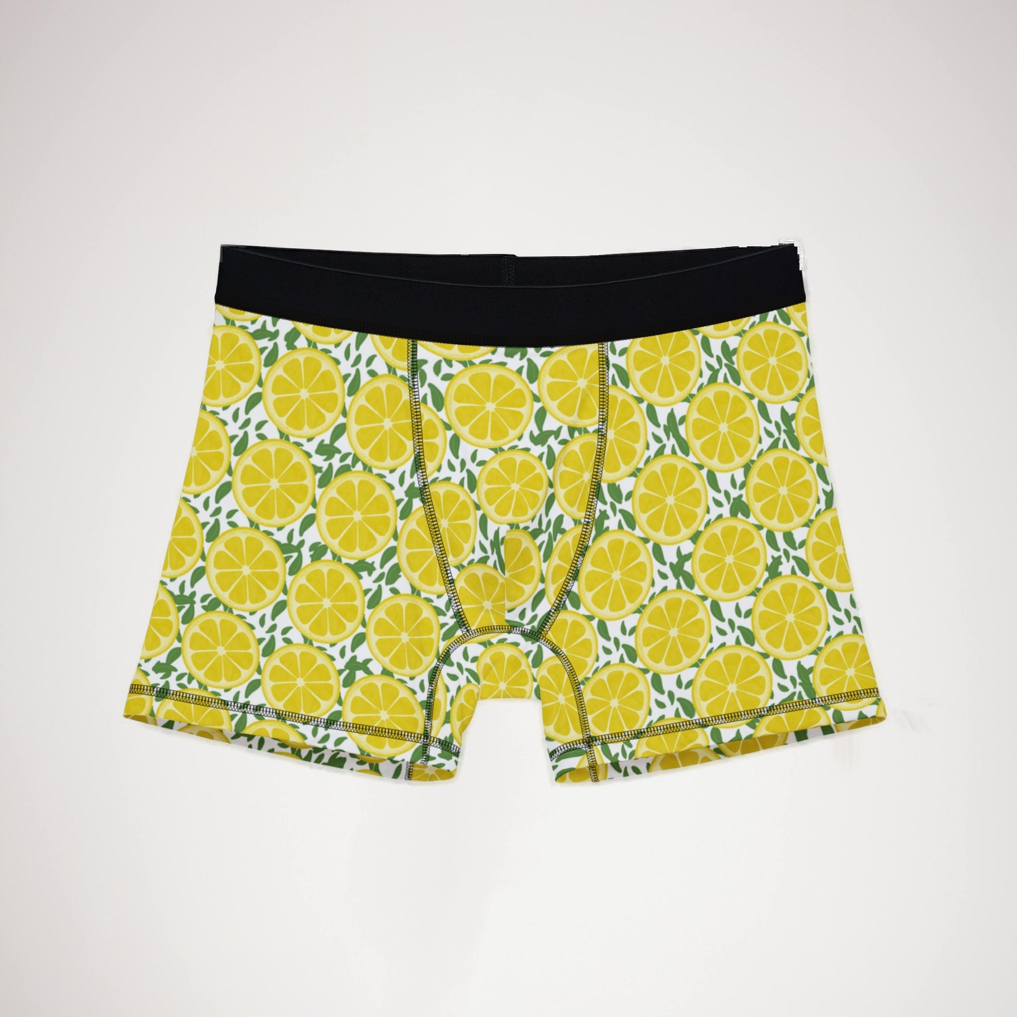 Men's boxers lemon fruit