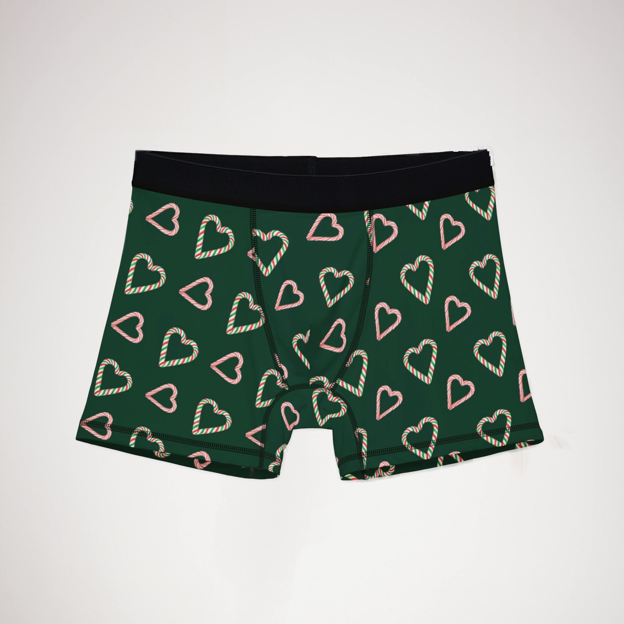 Men's boxers green christmas santa