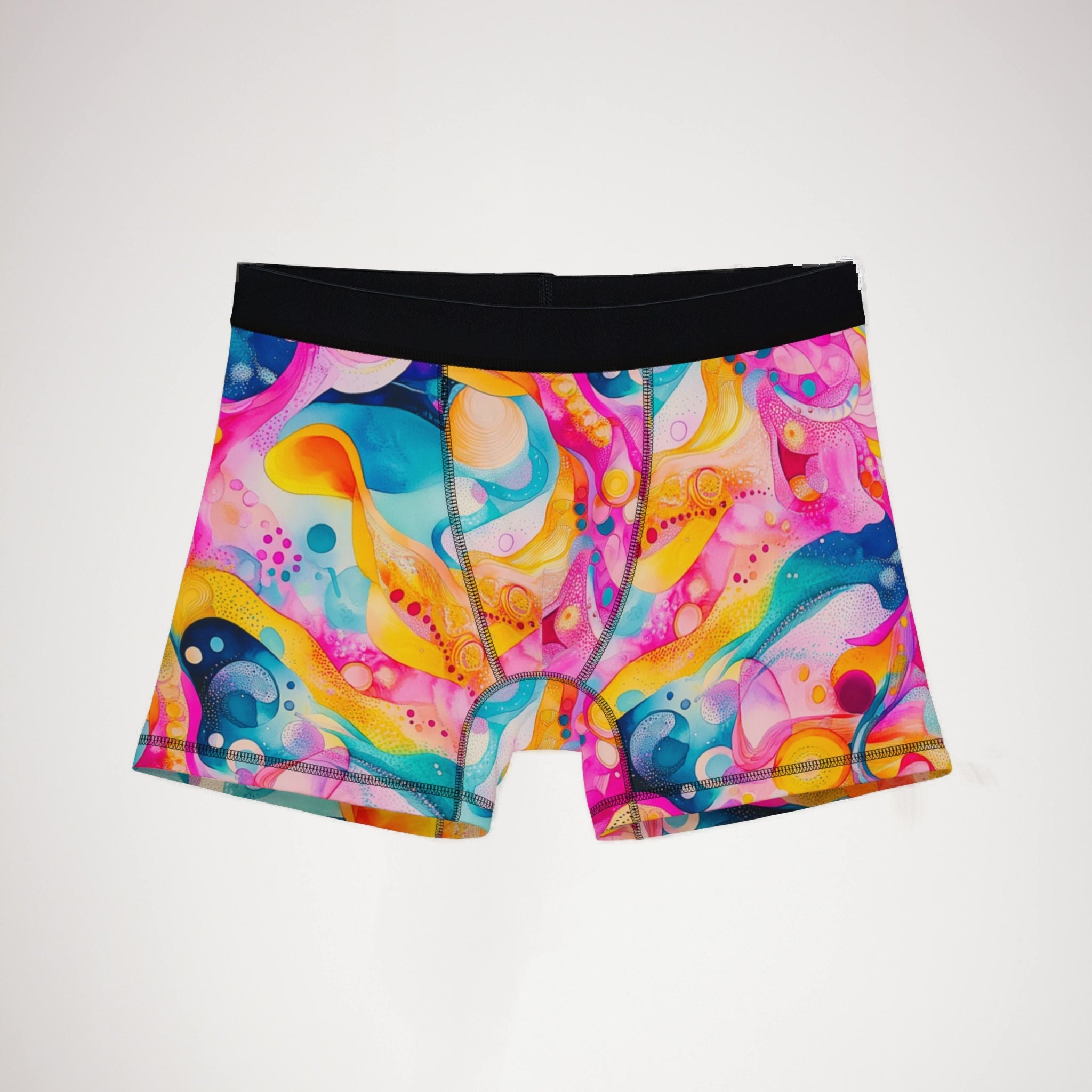 Men's boxers watercolor abstract