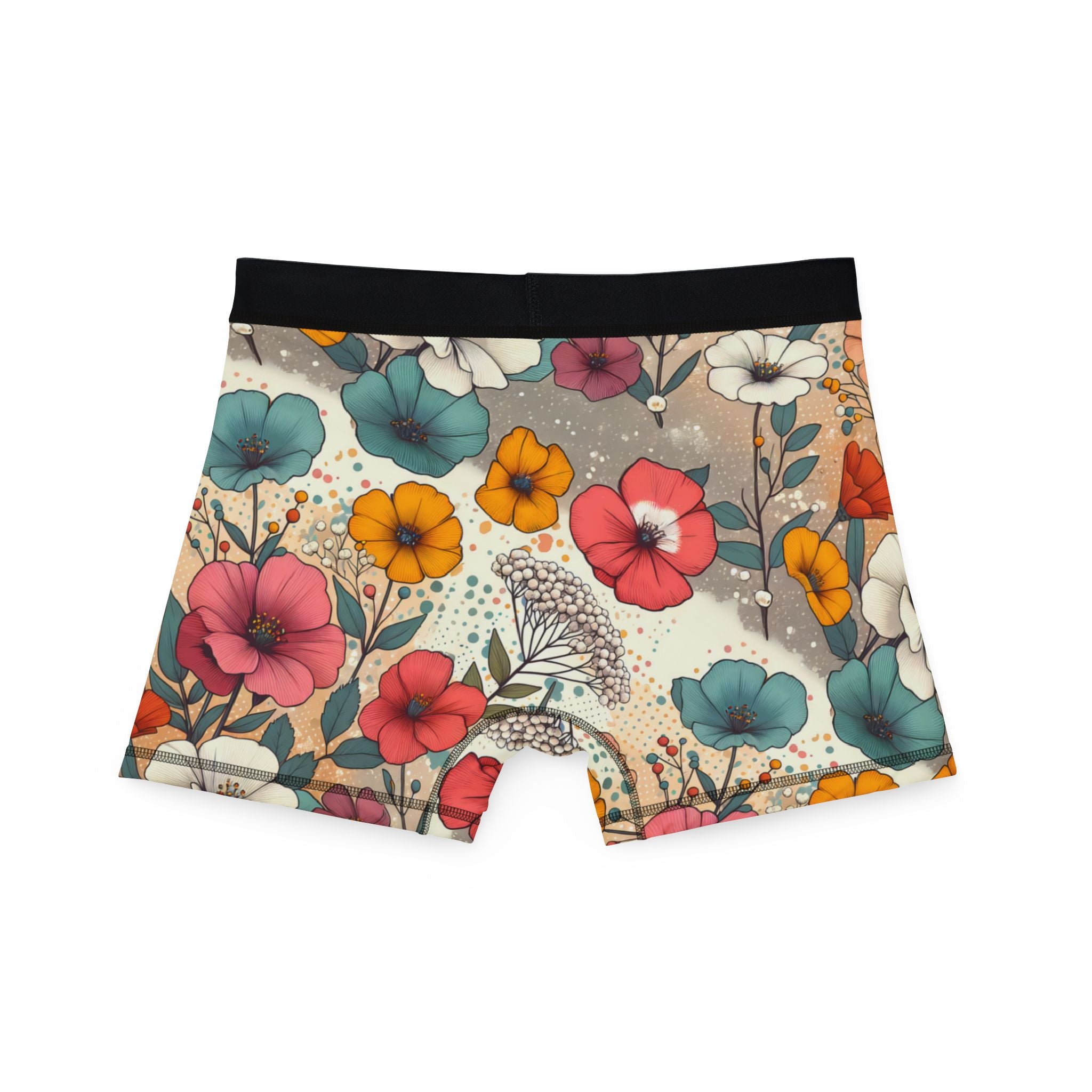 Men's boxers vibrant spring floral