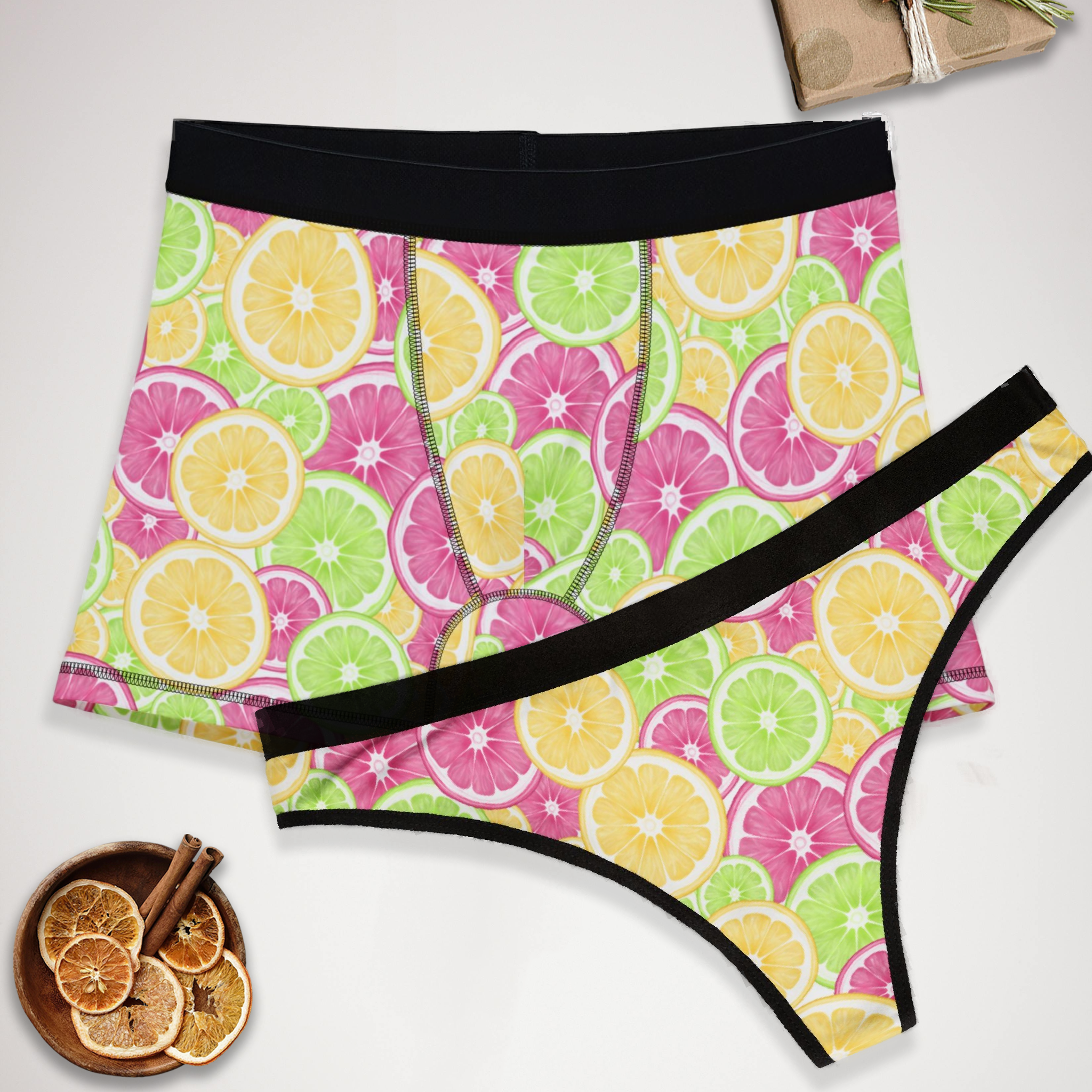 Matching underwear Best Friends Summer for couples boxer & thong