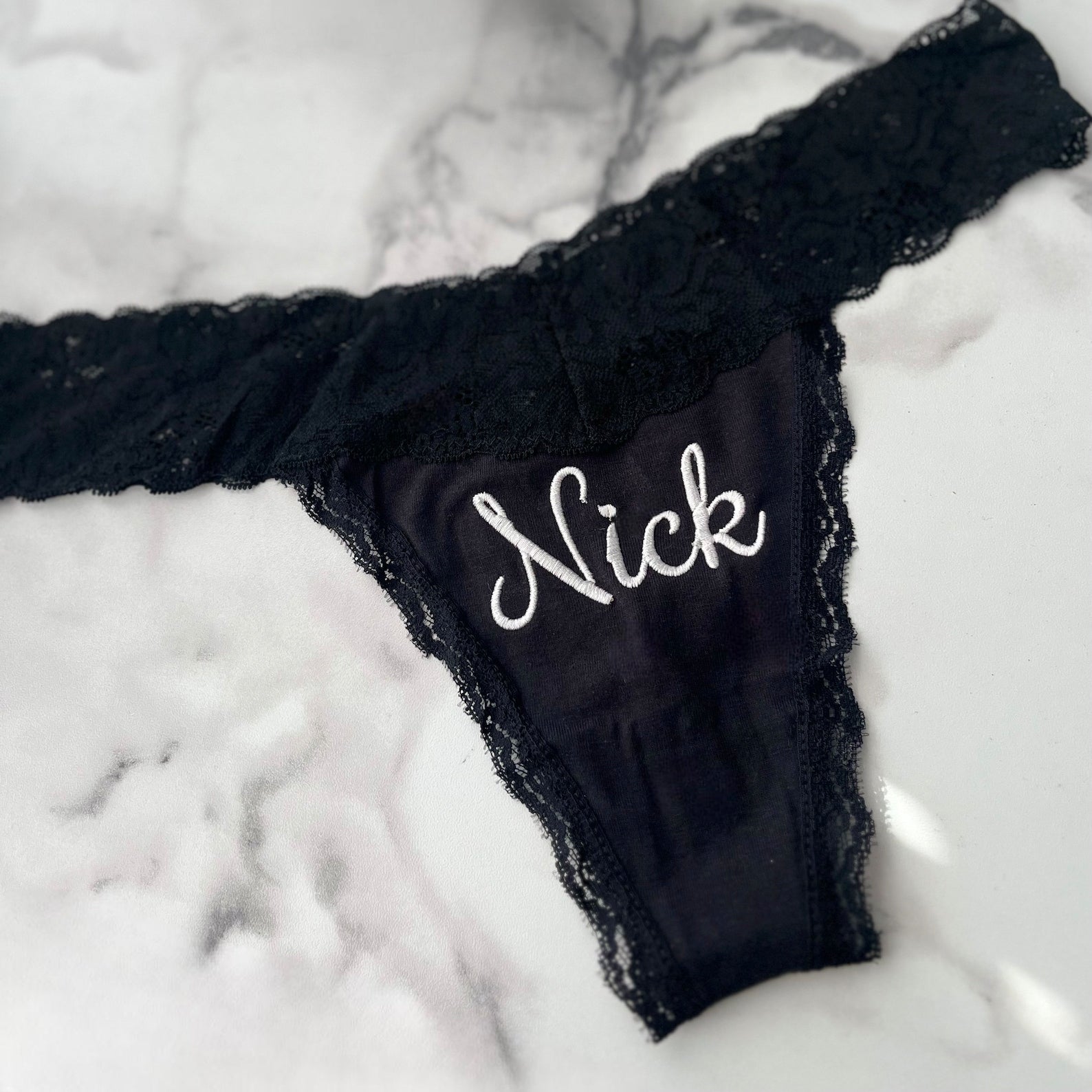 Custom Lace Thong: Your Personalized Intimate Touch