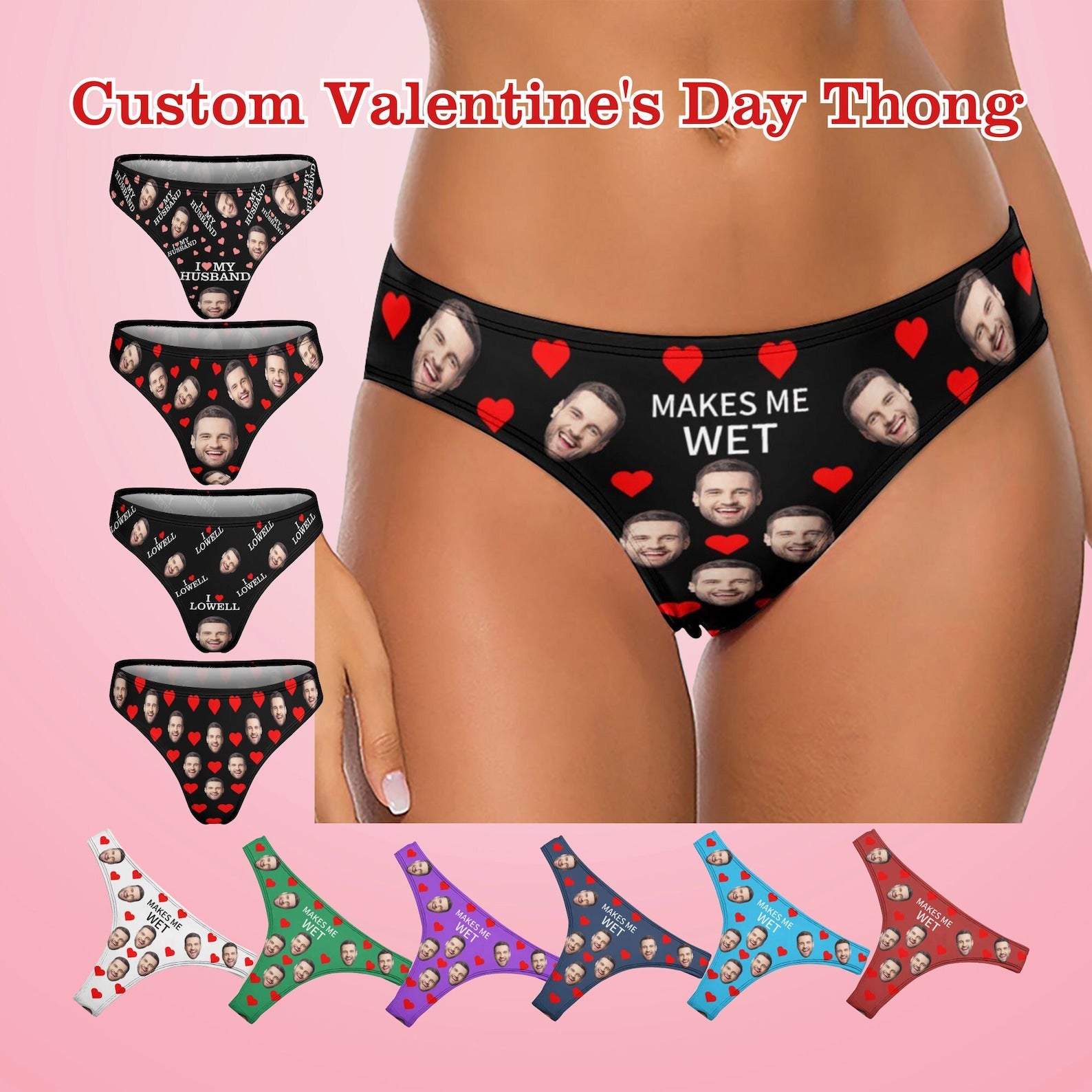 Cheeky Custom Photo Thong: The Ultimate Personalized Gift for Her