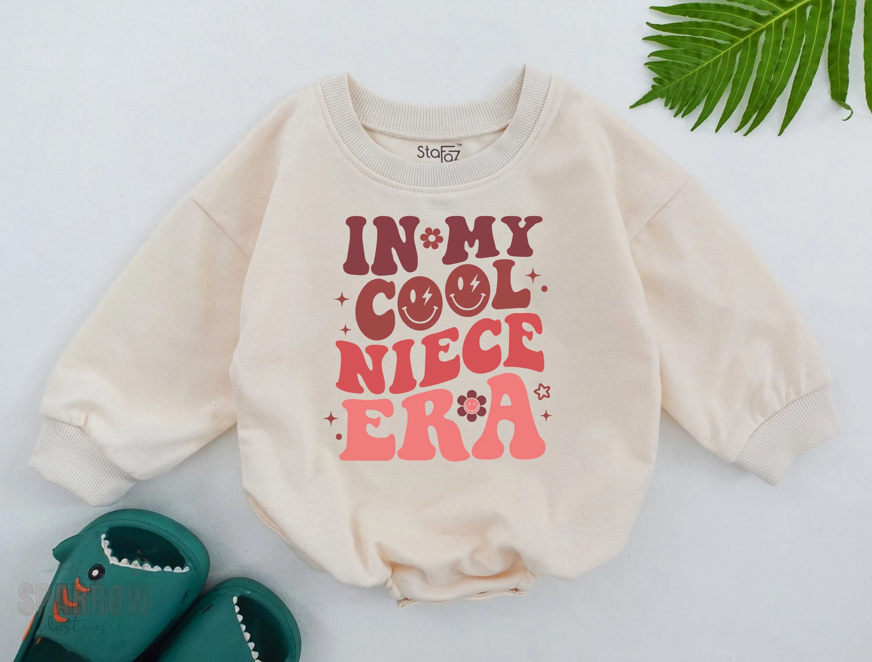 Personalized Cool Auntie Romper Matching: Family Style Gear