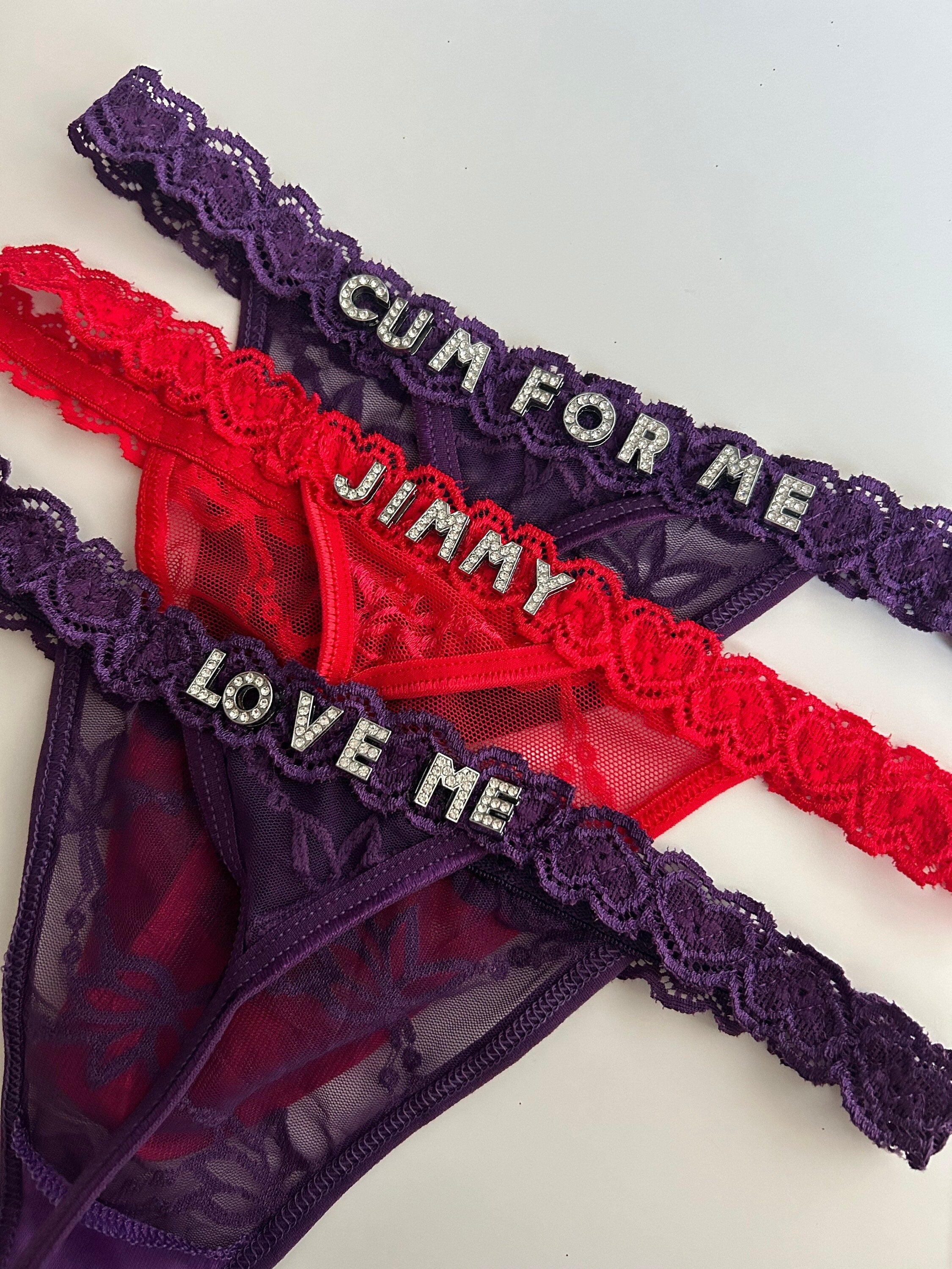 Personalized Thong with Custom Name - A Unique Intimate Gift