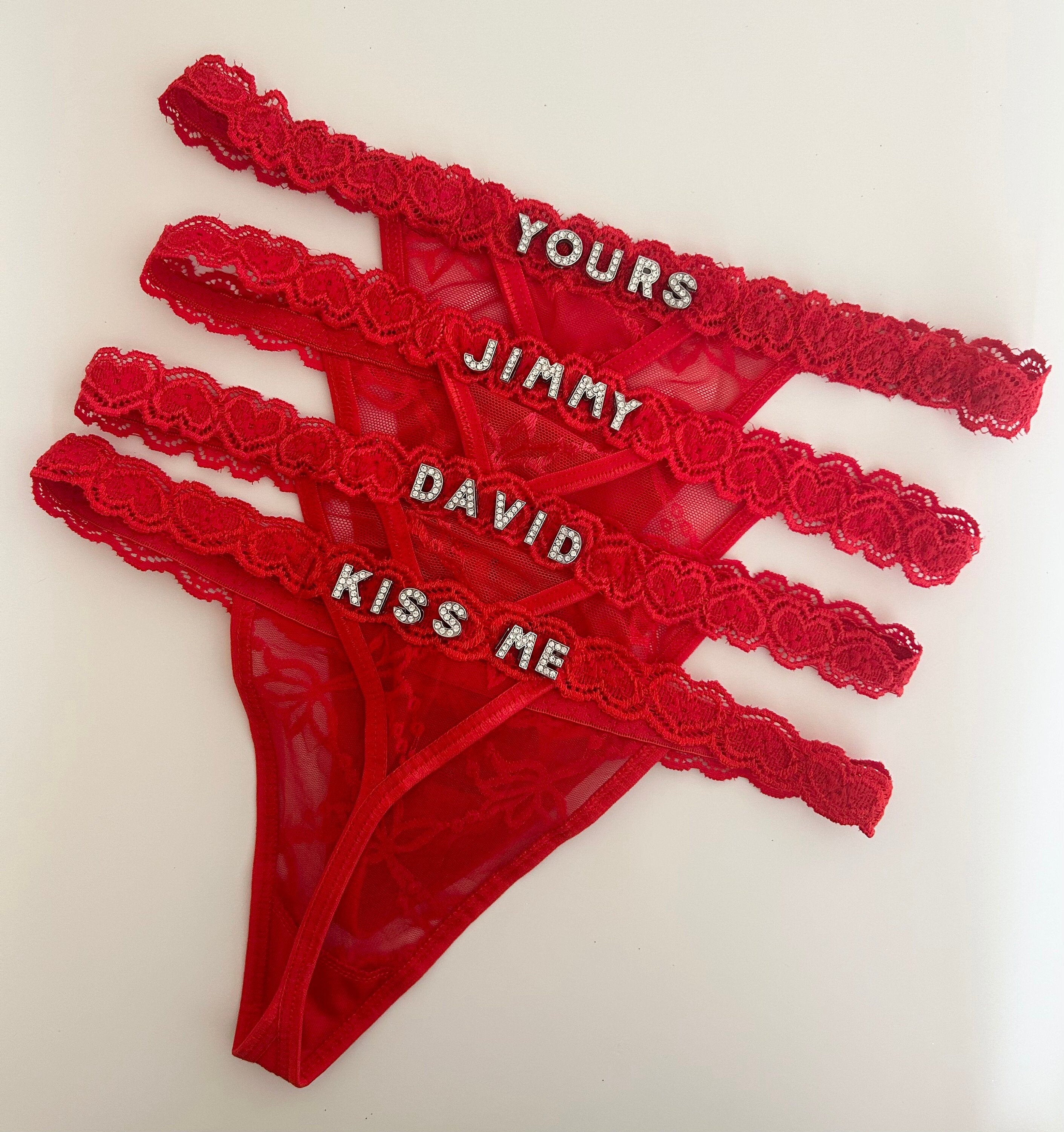 Personalize Your Passion: Custom Name Thong