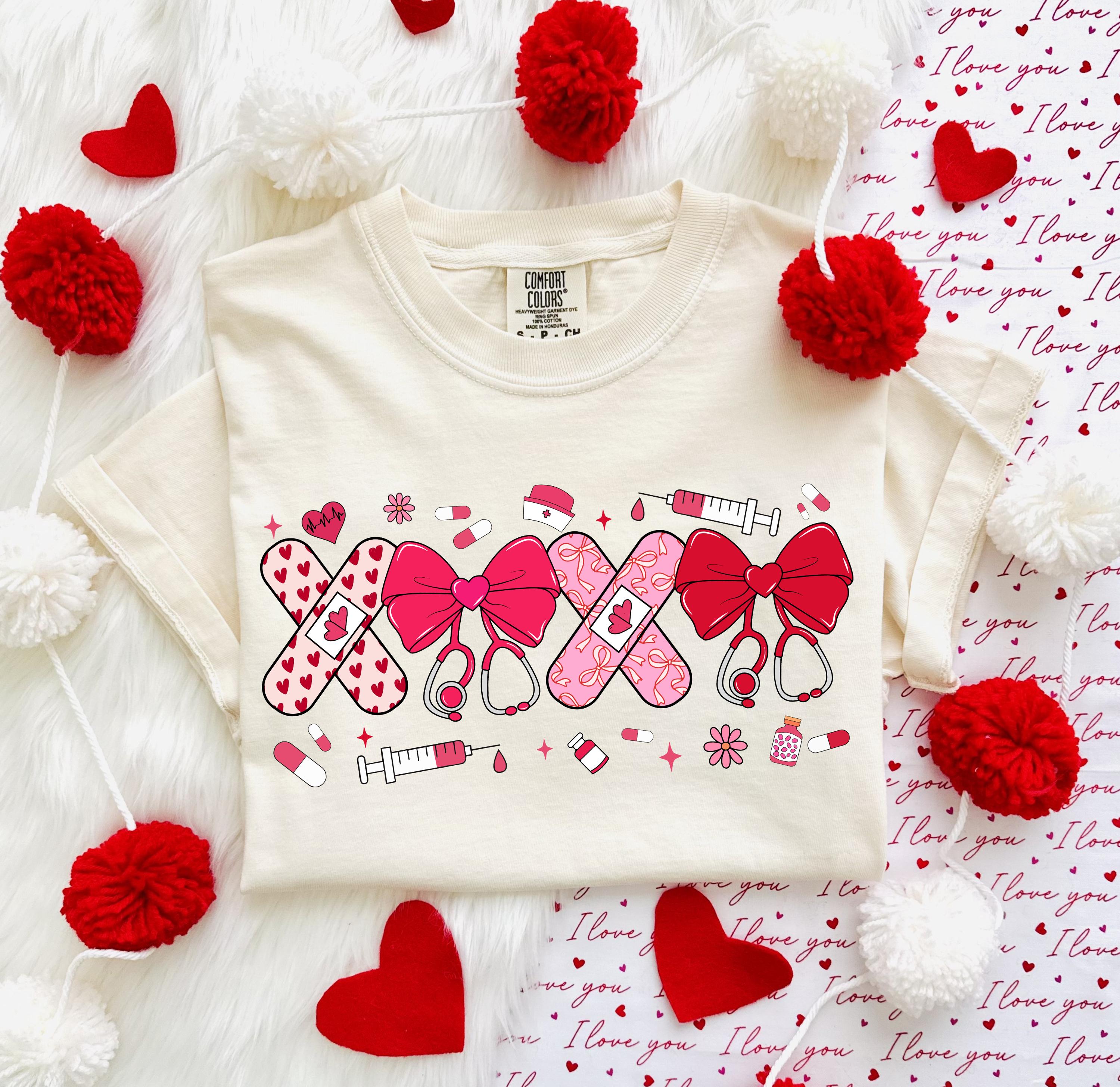 XOXO Nurse Png, XOXO Valentnes Png, Valentnes Nurse Png, Happy