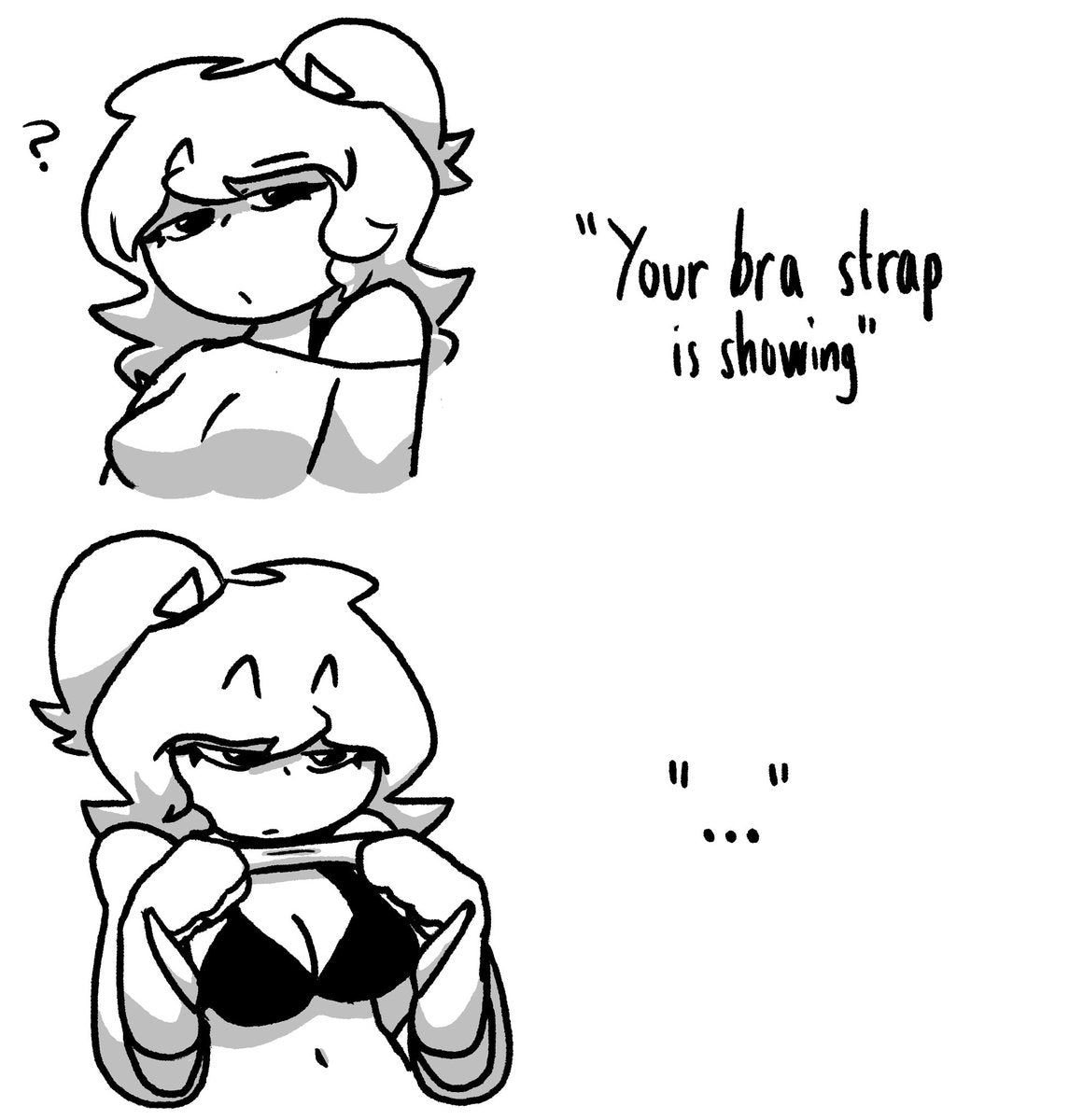Your Bra Strap Is Showing Meme, Explained