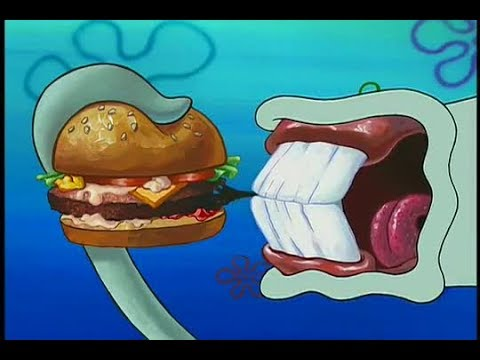 Squidward Eating Krabby Patty Meme, Explained
