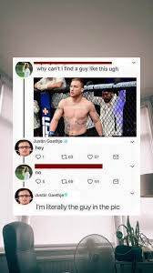 Justin Gaethje Meme Guy in the Pic Meme, Explained