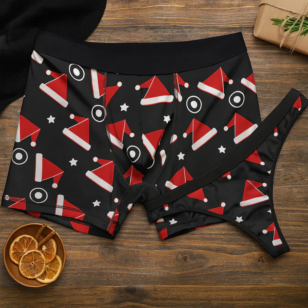 Celebrate the Season Together with WAHUP’s Matching Christmas Dots Underwear