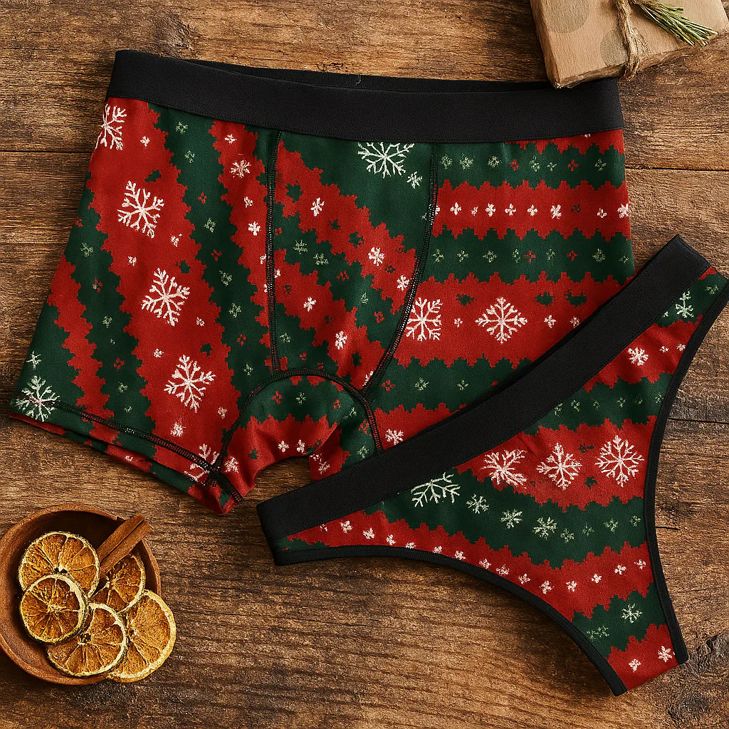 10 “Ugly-Cute” Christmas Sweater Prints That Heat Up Holiday Nights – WAHUP Matching Underwear
