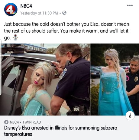 Elsa Arrested Meme, Explained
