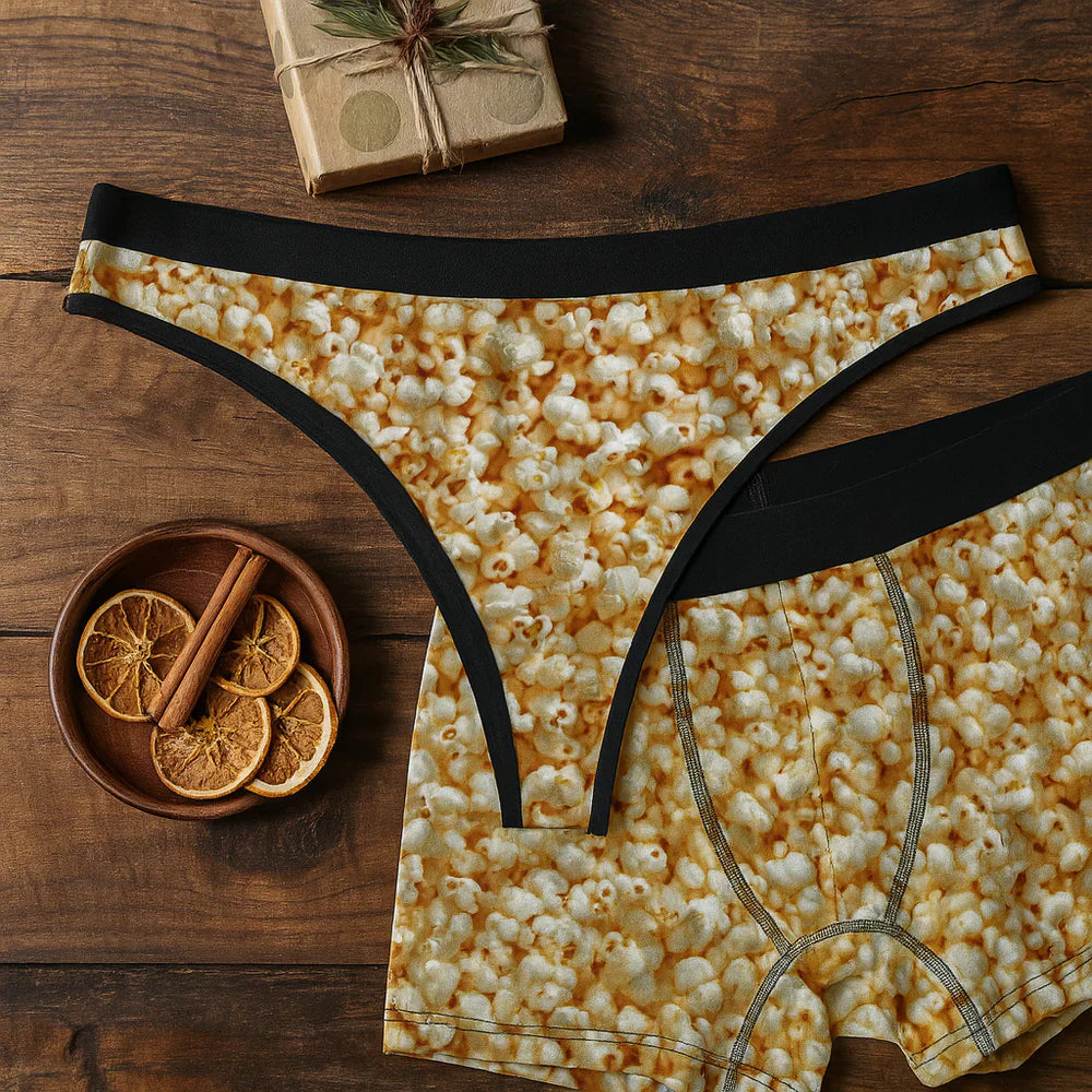 Snack Your Way into Love: 7 Junk-Food Matching Underwear Designs by WAHUP