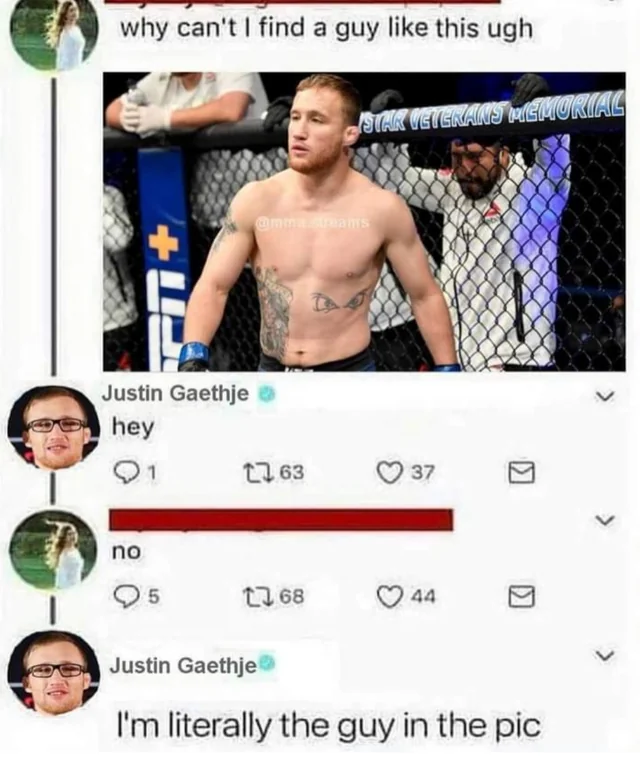 Justin Gaethje Twitter Meme, Explained