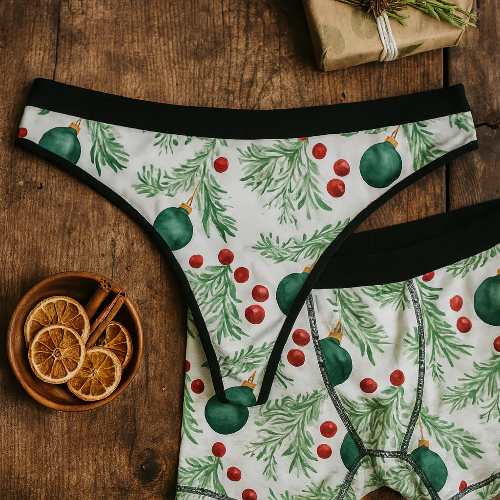 Celebrate the Season Together – WAHUP’s Water-Colour Christmas Boxer & Thong Sets