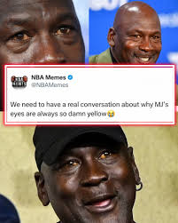 Michael Jordan Yellow Eyes Meme, Explained