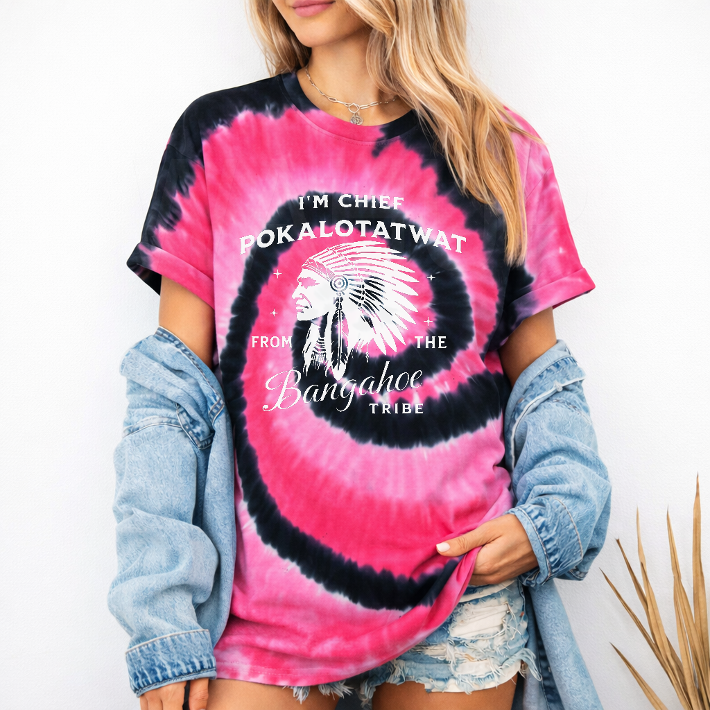 Tie-Dyed Statement Graphic S1 T-Shirt: Heavyweight Color, Everyday Comfort