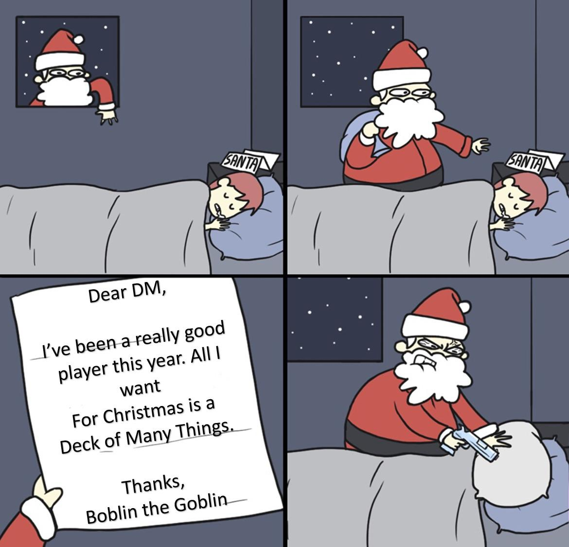 DND Christmas Meme, Explained