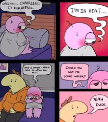 Smiling Friends Heat Comic Meme, Explained
