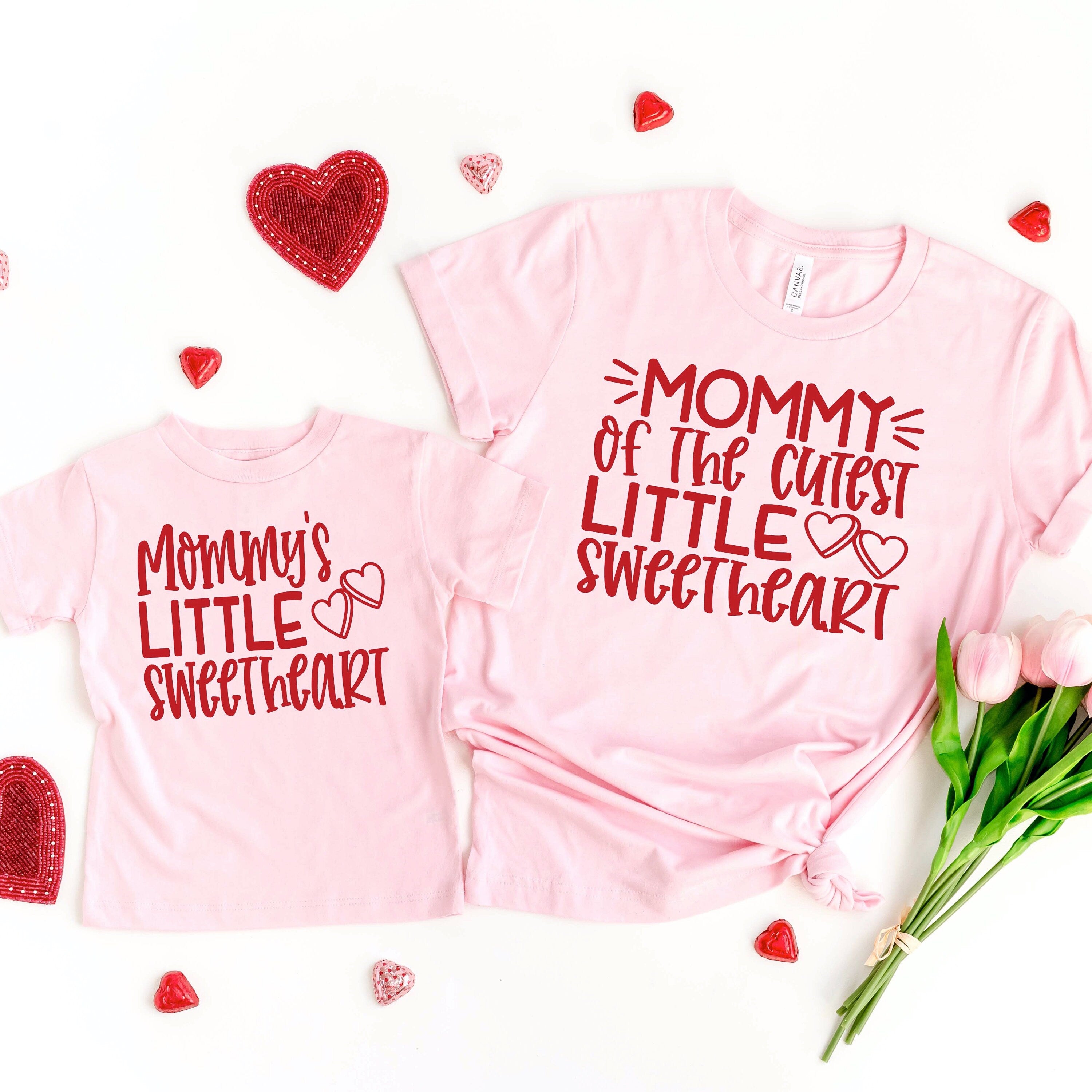 Celebrate Valentine's Day in Style with Matching Mother and Son/Daughter Shirts