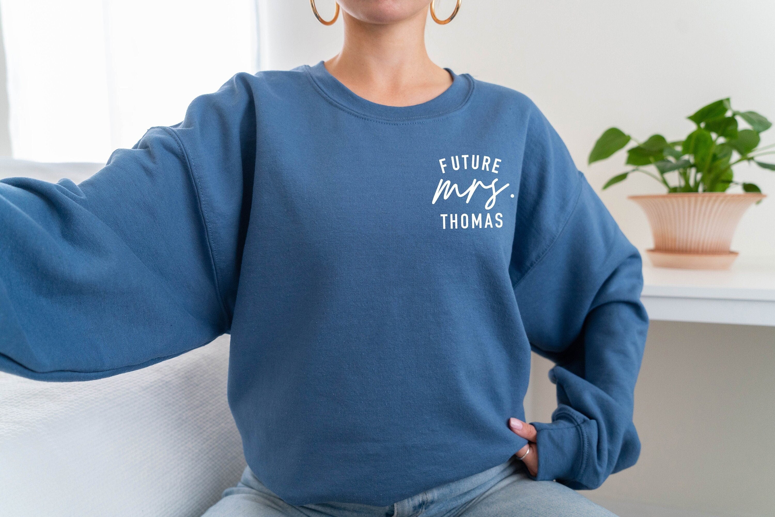 Custom Bridal Gift: 'Future Mrs' Sweatshirt for the Bride-to-Be
