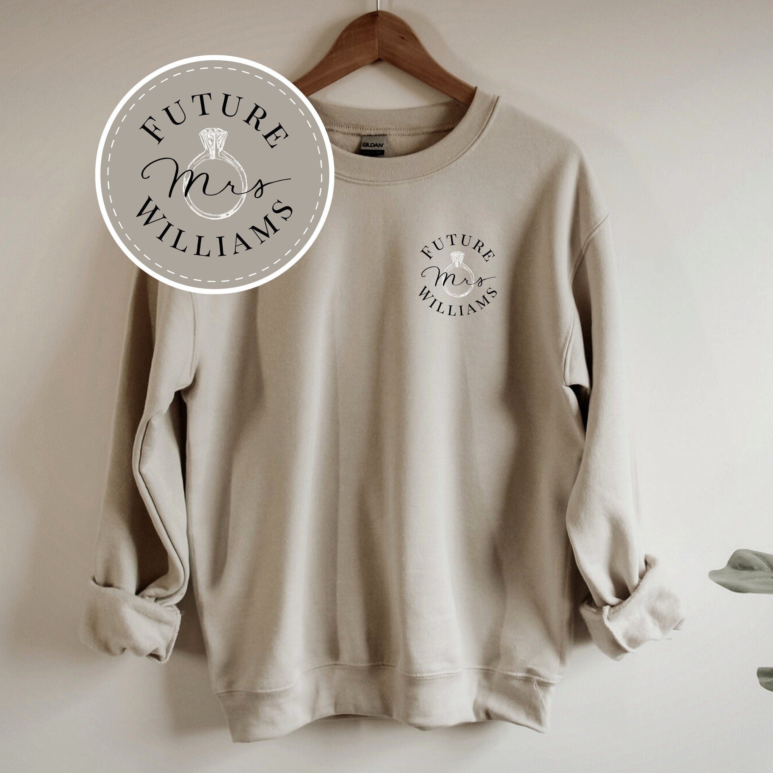 Engagement Bliss: Stay Cozy in Our Future MRS Sweatshirt