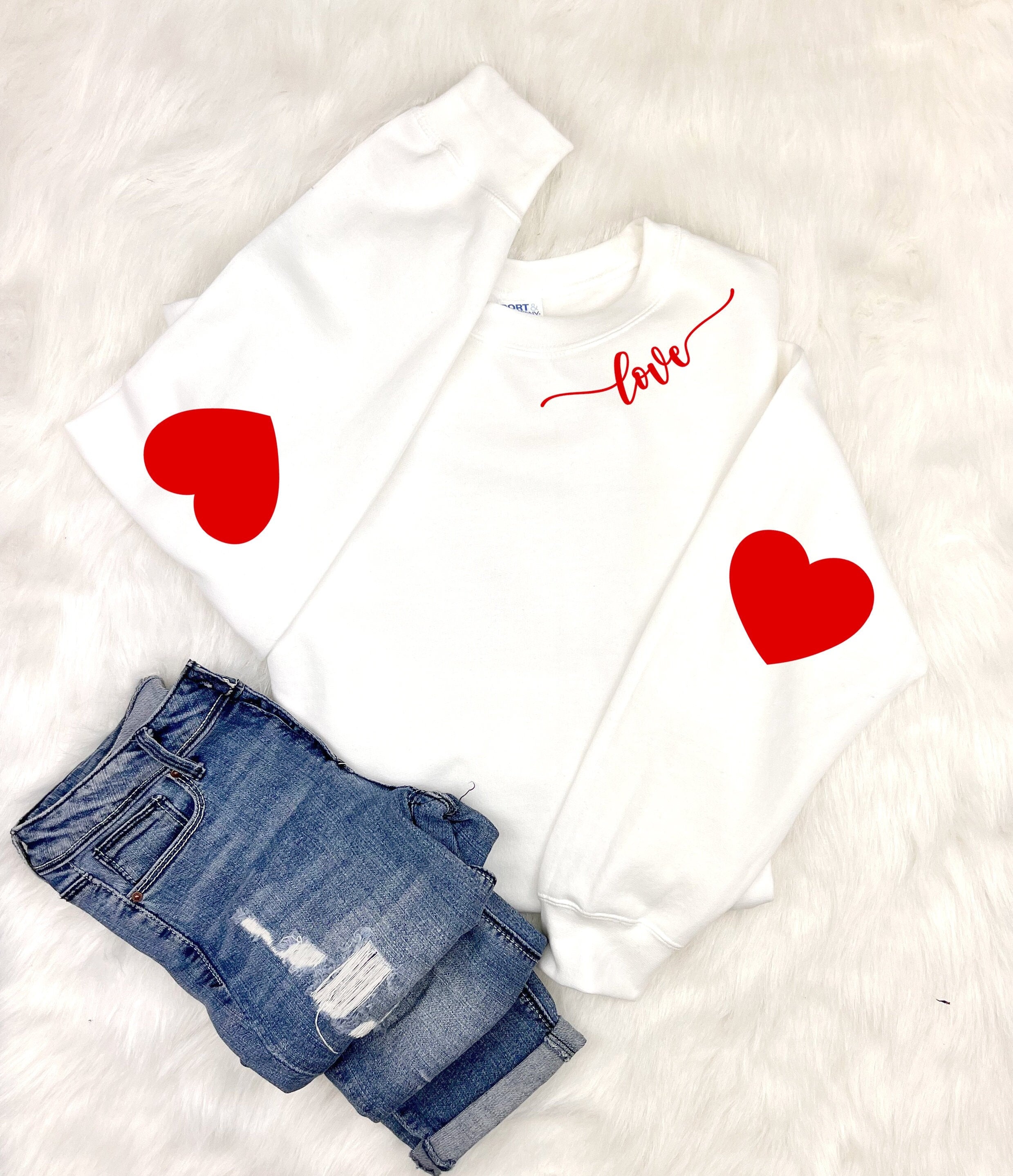 Cozy Valentine's Day Sweatshirt for Teachers and Moms