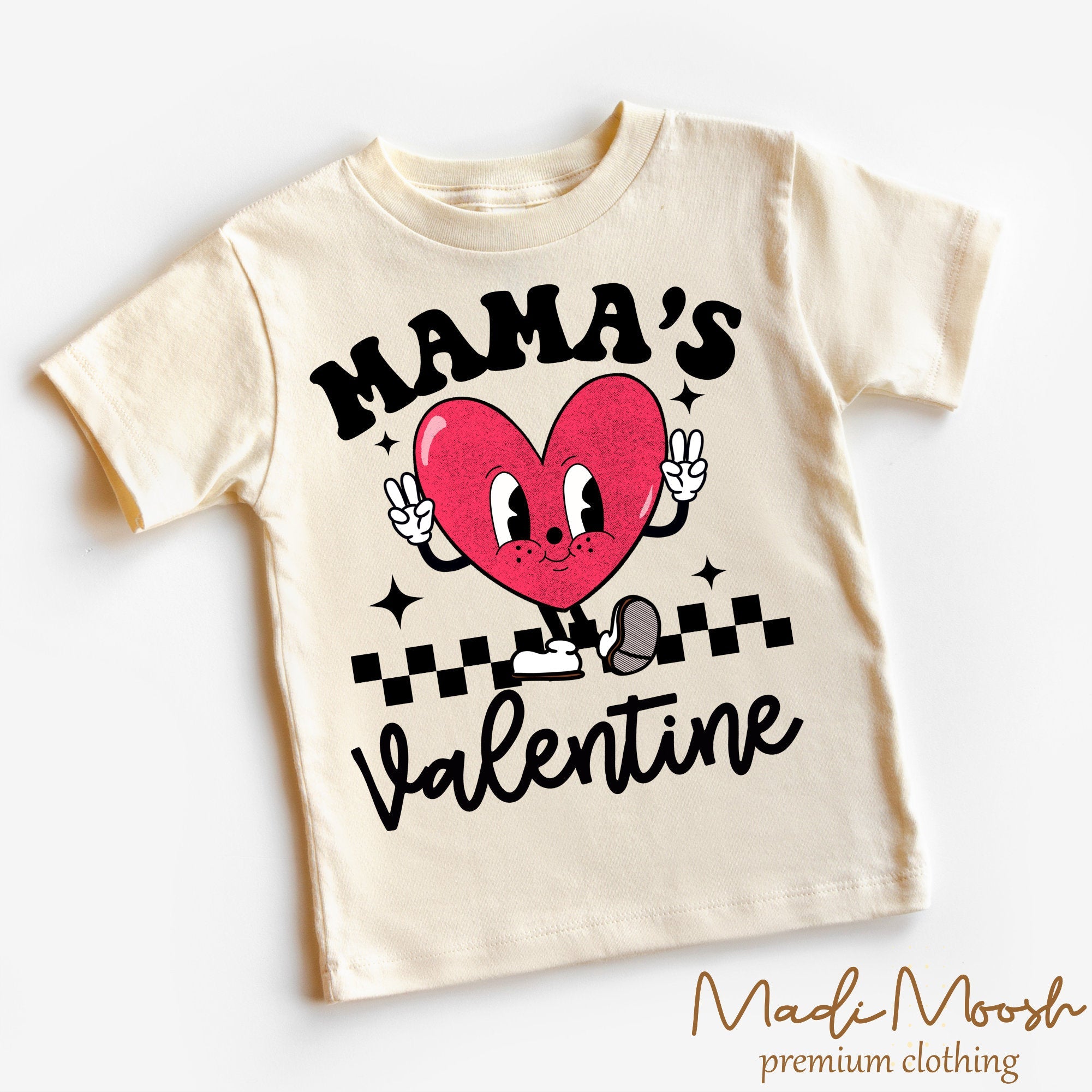 Celebrate Love with Mama's Valentine - Cute Kids Shirt for Valentine's Day