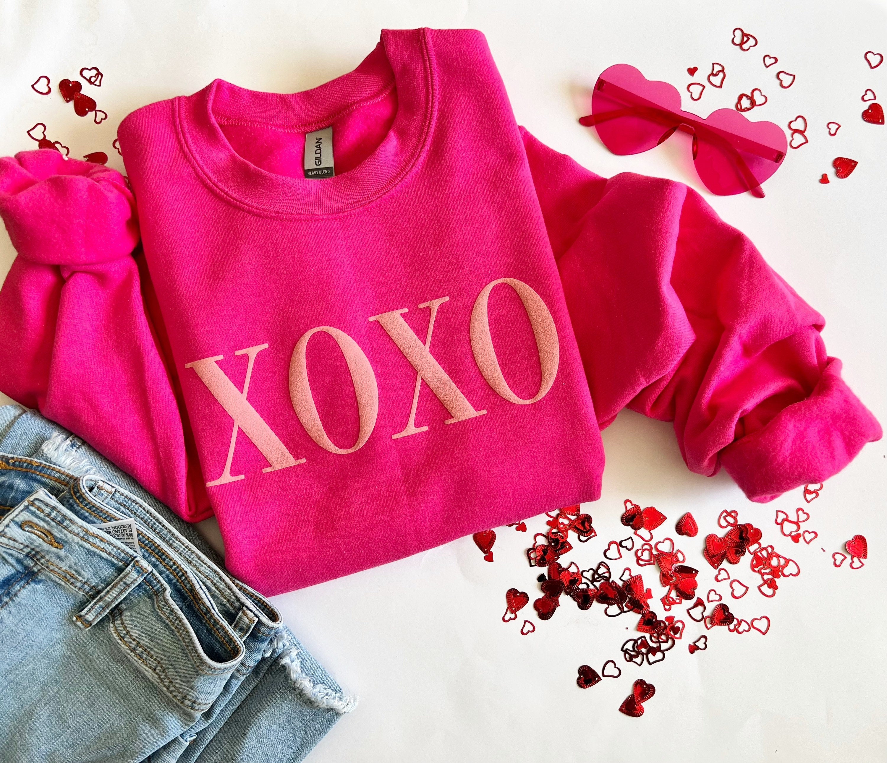 Celebrate Love in Style with our Valentine's Day XOXO Sweatshirt