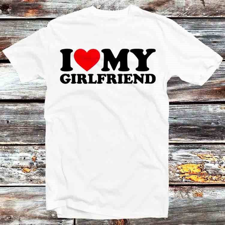 Unique Valentine's Day Gift: Vintage 'I Love My Girlfriend' Tee