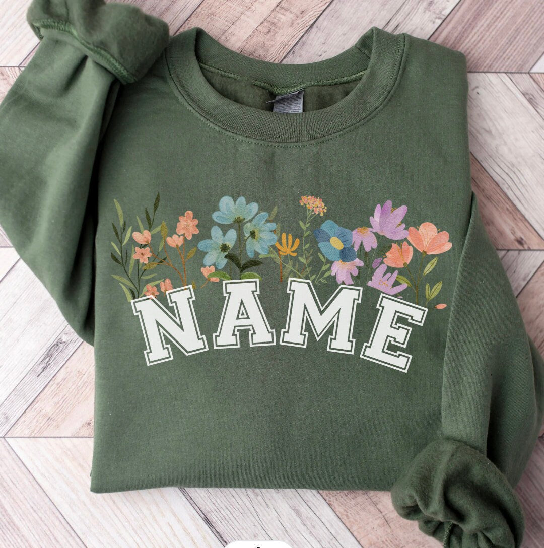 Unique Family Shirts - Customize Your Mom's Birth Month Flowers