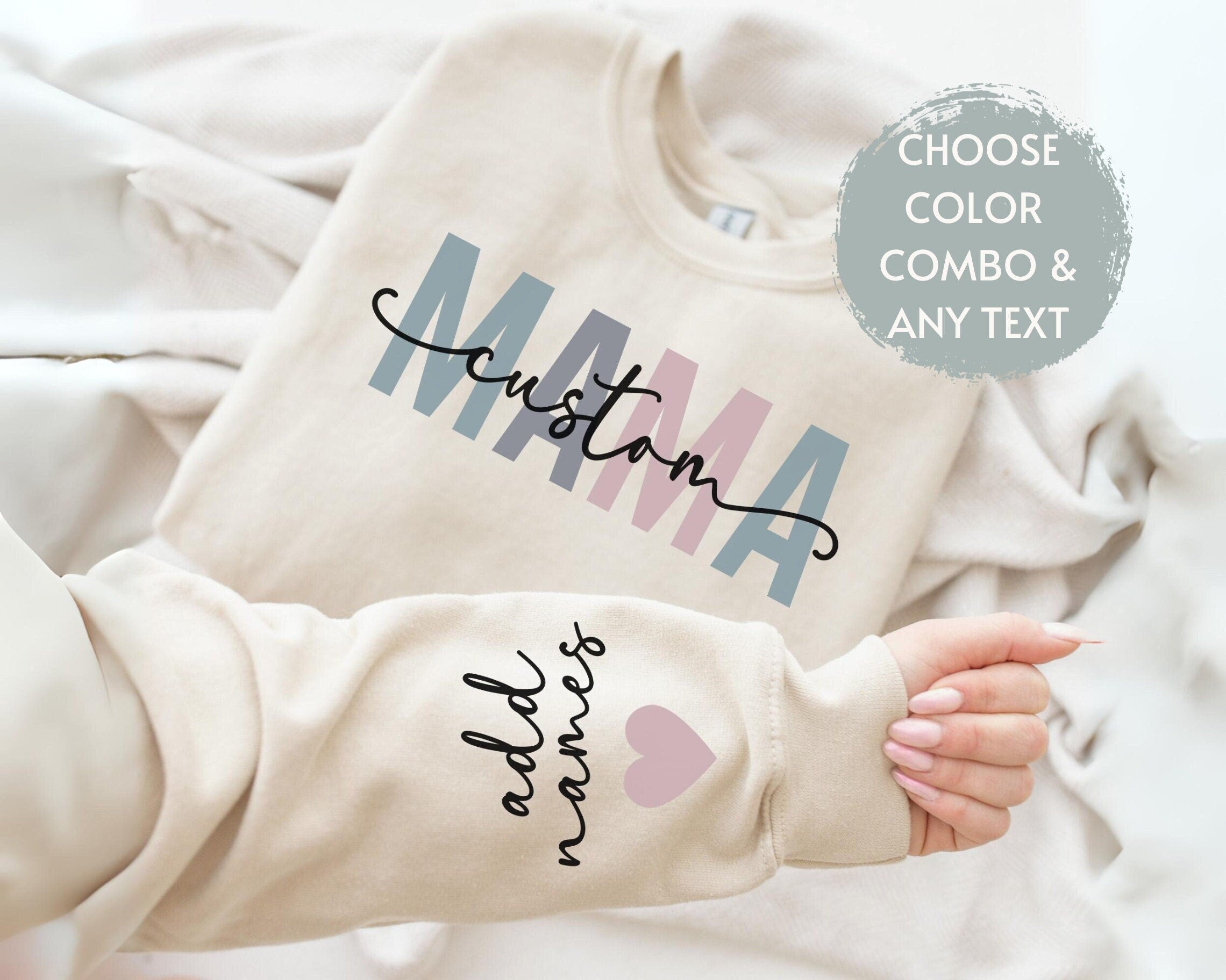 Custom Mama Sweater with Children's Names - A Thoughtful Birthday Surprise