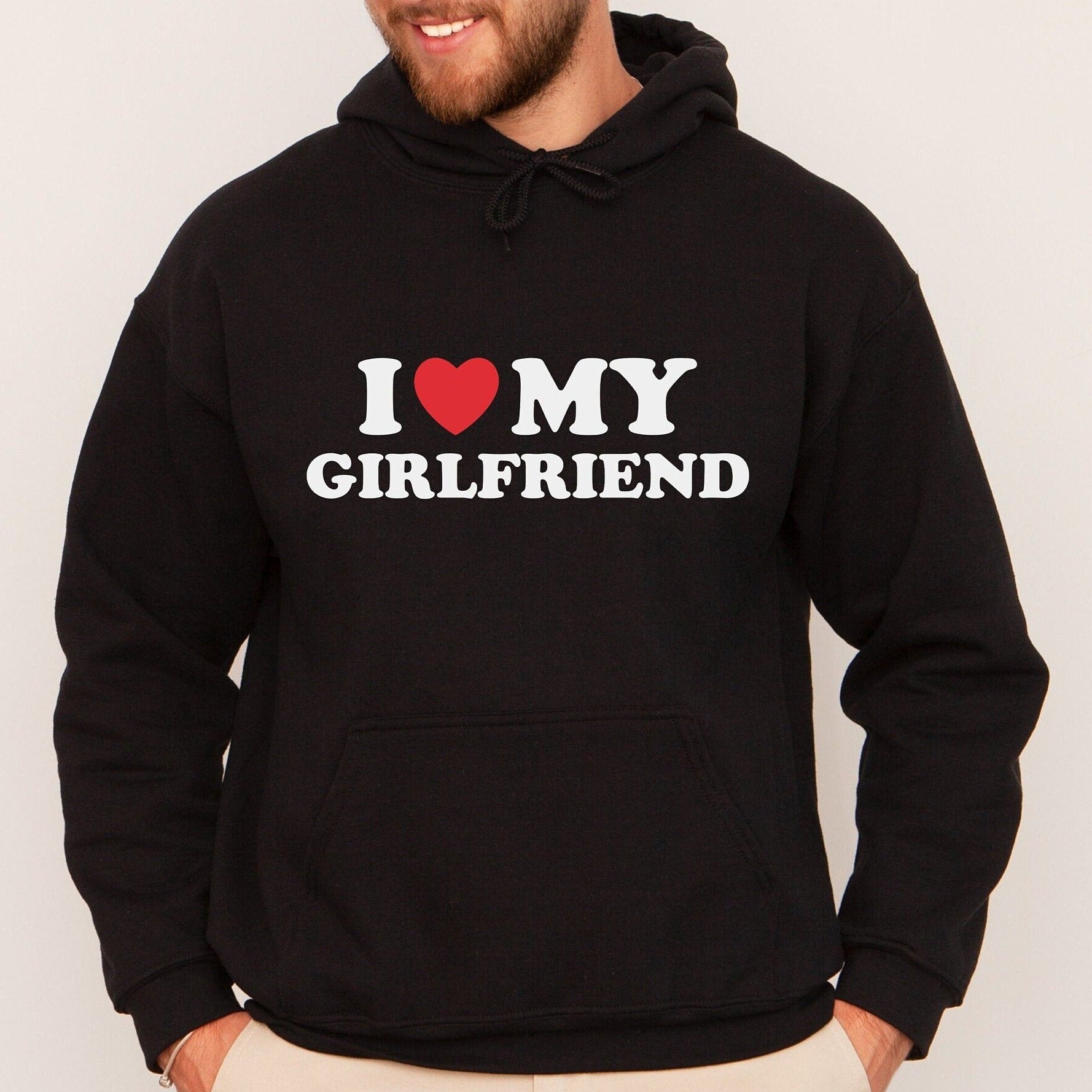 Express Your Love with Our 'I Love My Girlfriend' Hoodie