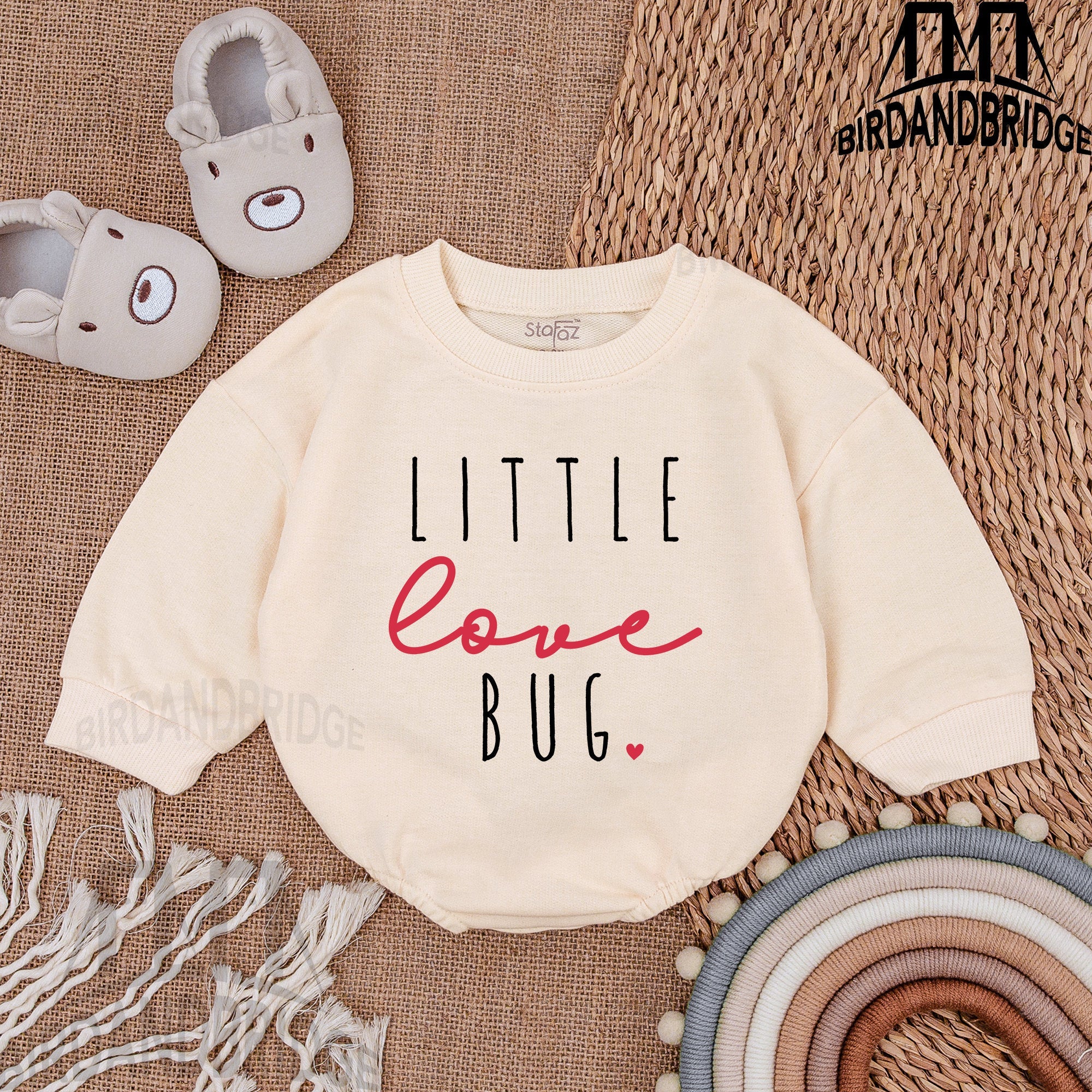 Valentine's Day Baby Clothes: Cute Love Bug Romper