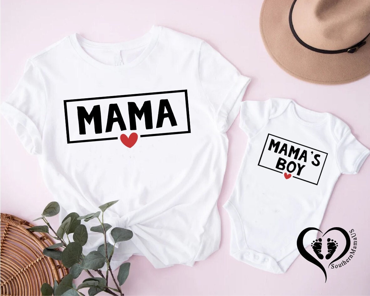 Mama's Boy Valentine Shirt - Perfect Gift for Mother's Day or Any Occasion