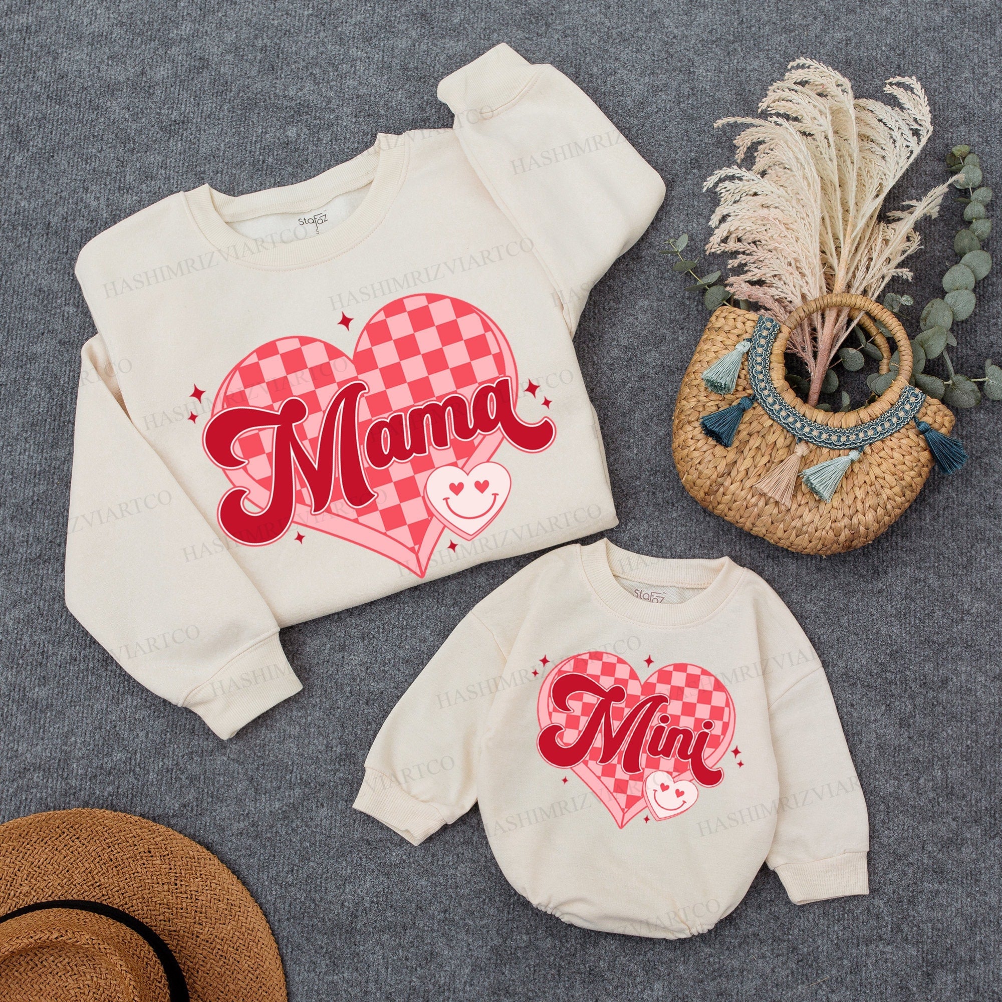 Mom and Baby Matching Sweatshirts - Perfect Valentine's Day Gift