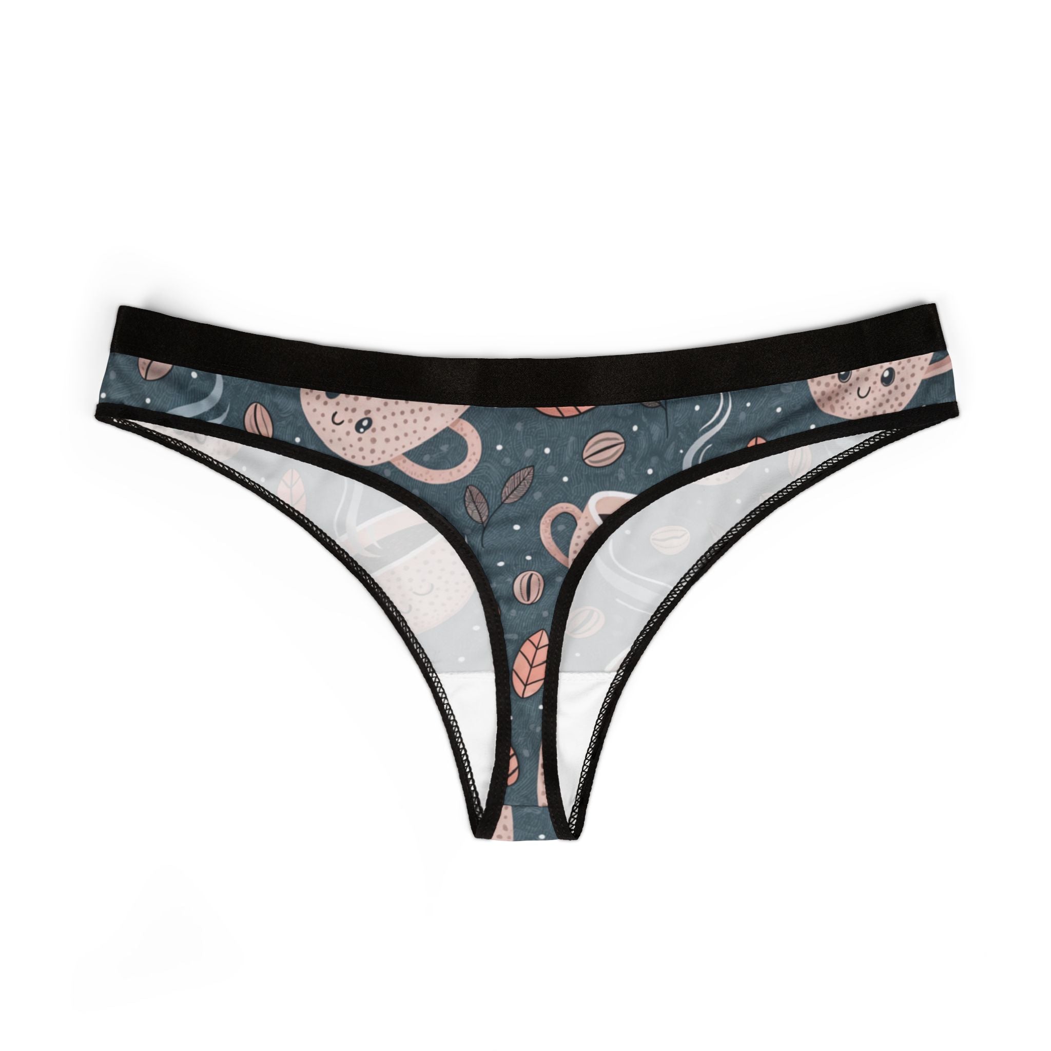 Women's thongs coffee two