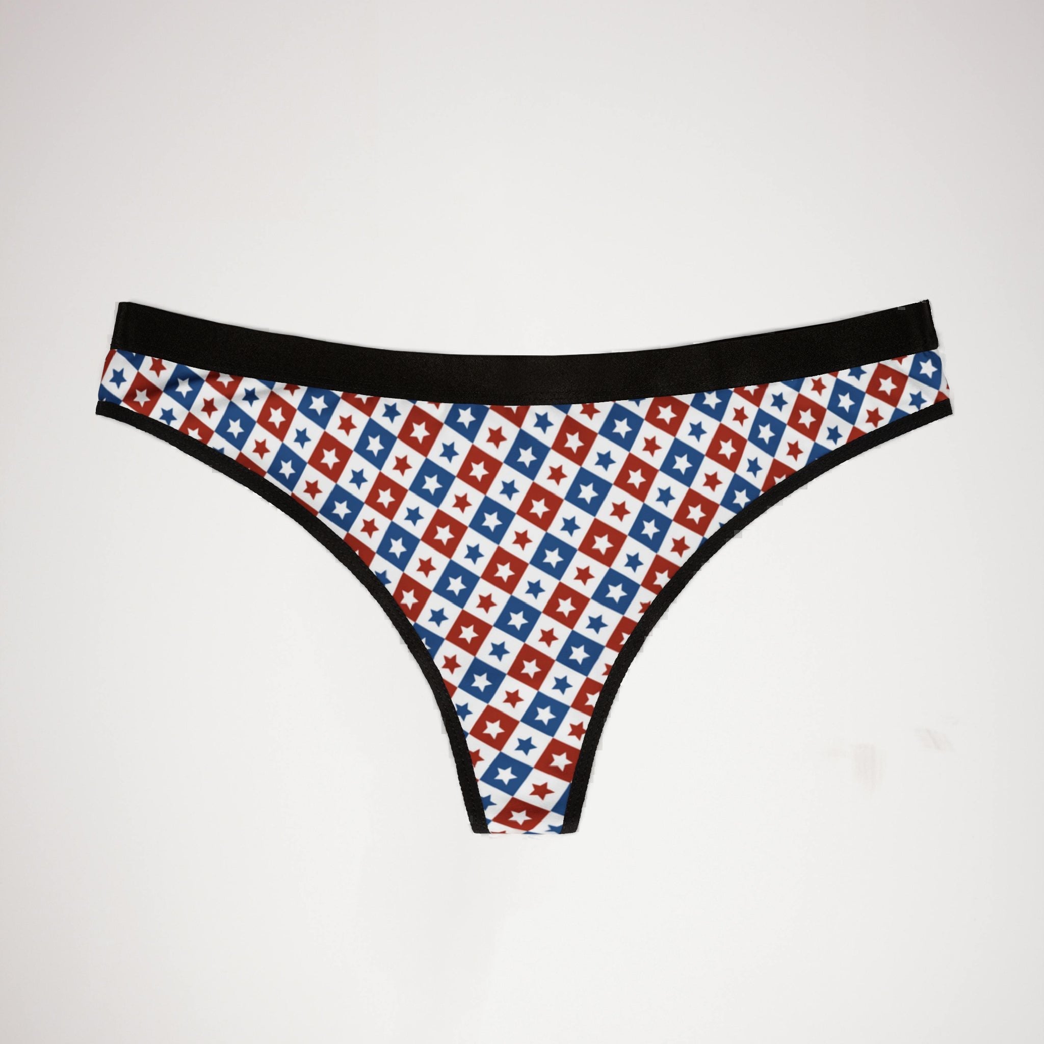Women's thongs 4th of july usa