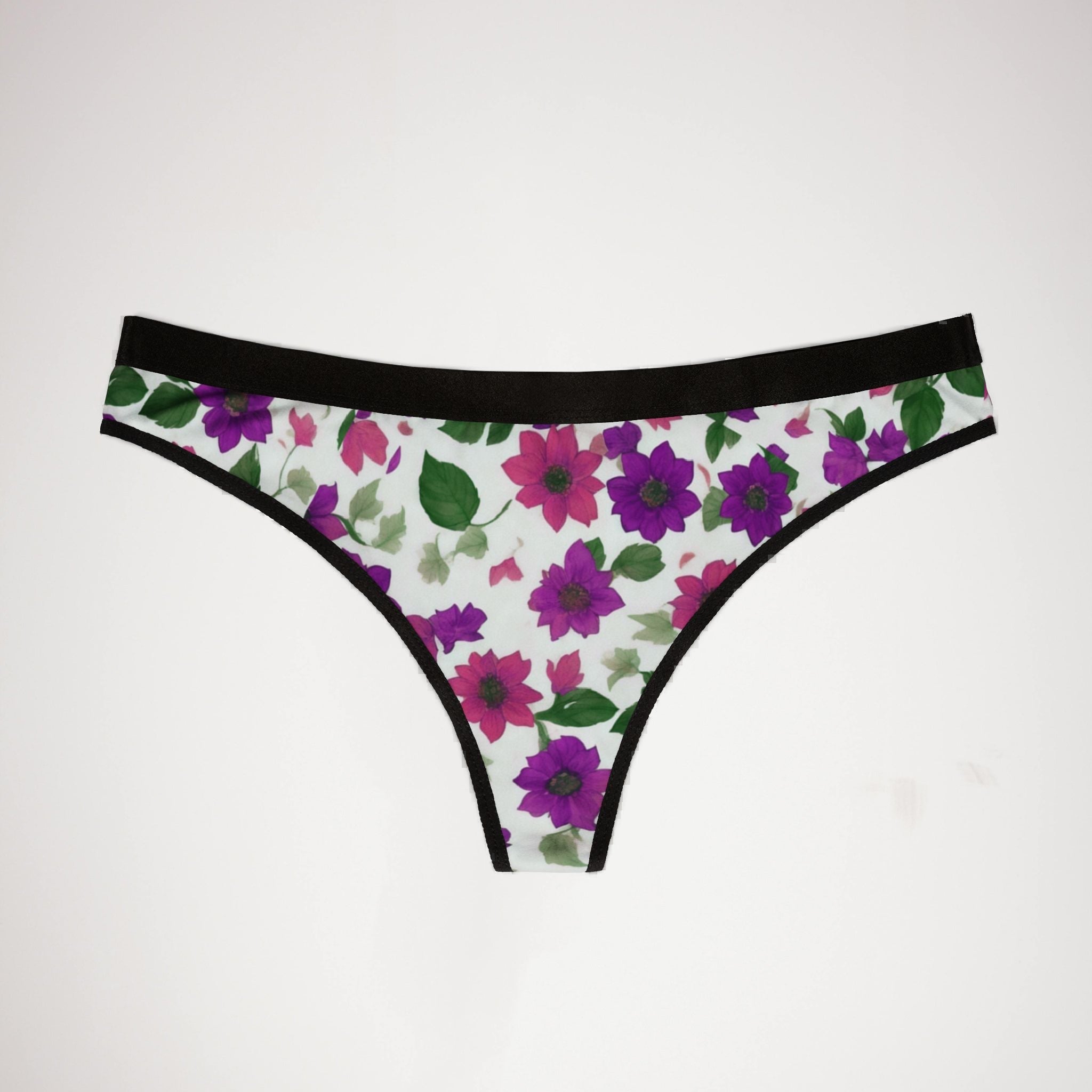 Women's thongs floral fall beautiful