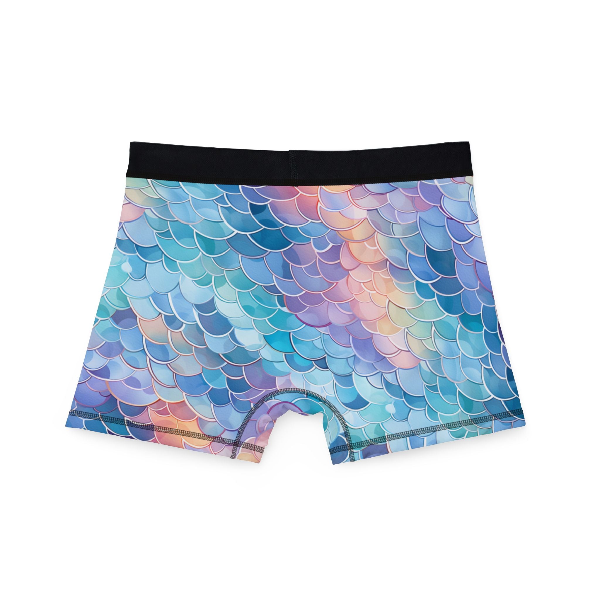 Men's boxers mermaid scales